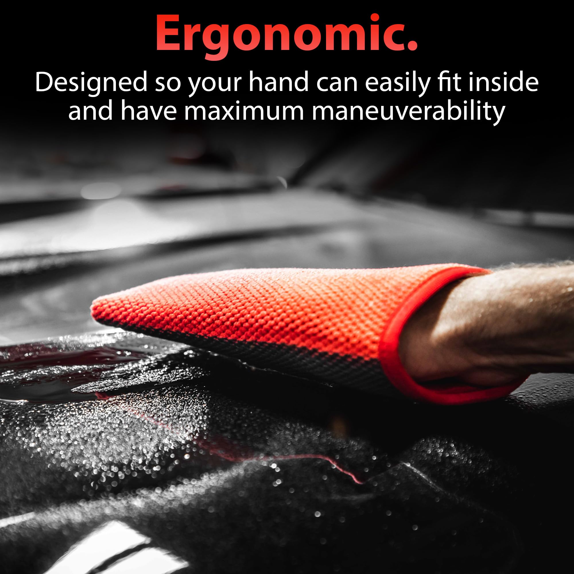 Adam'S Polishes Clay Mitt - Medium Grade Clay Bar Infused Mitt | Car Detailing Glove Quickly Removes Debris From Your Paint, Gla