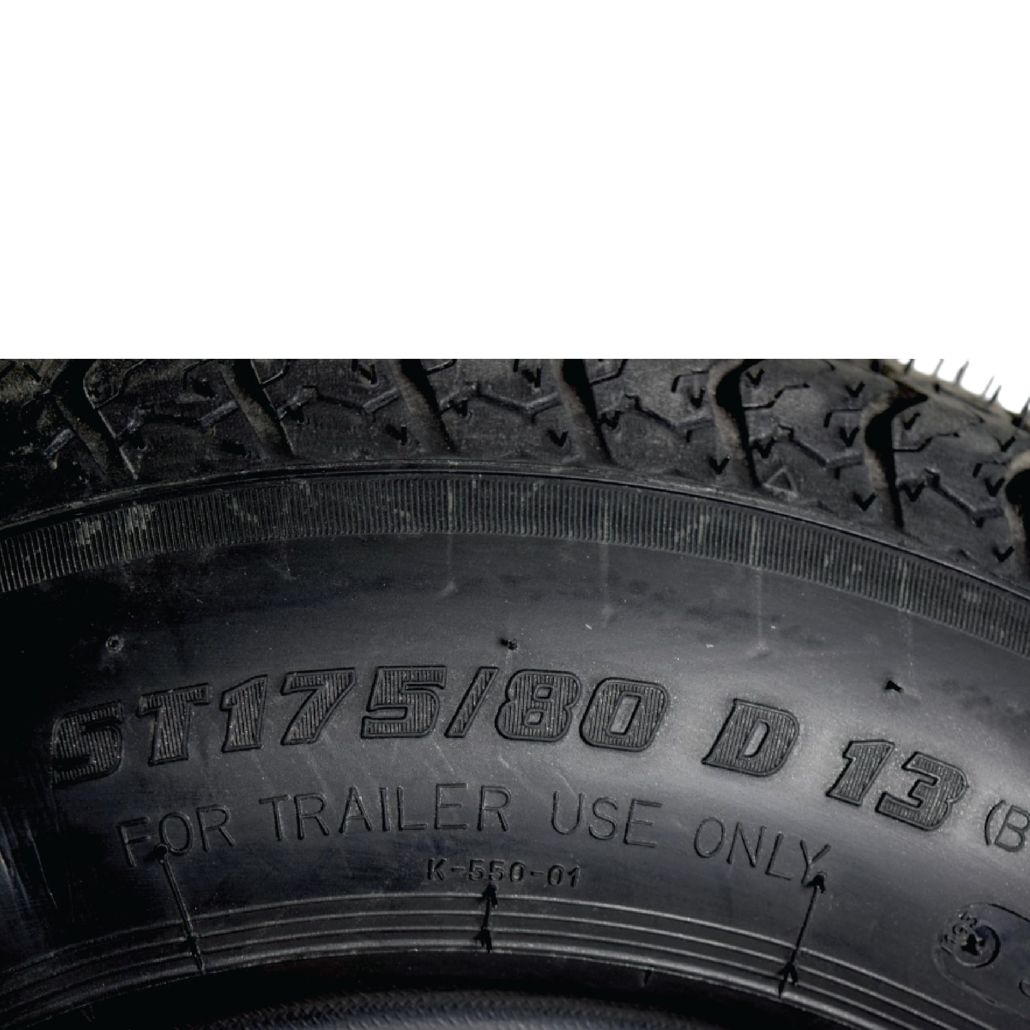 Kenda K550 St175/80D13 Loadstar Trailer Tire Bias-Ply Tire For Superior Towing Performance With Enhanced Stability For Utility T