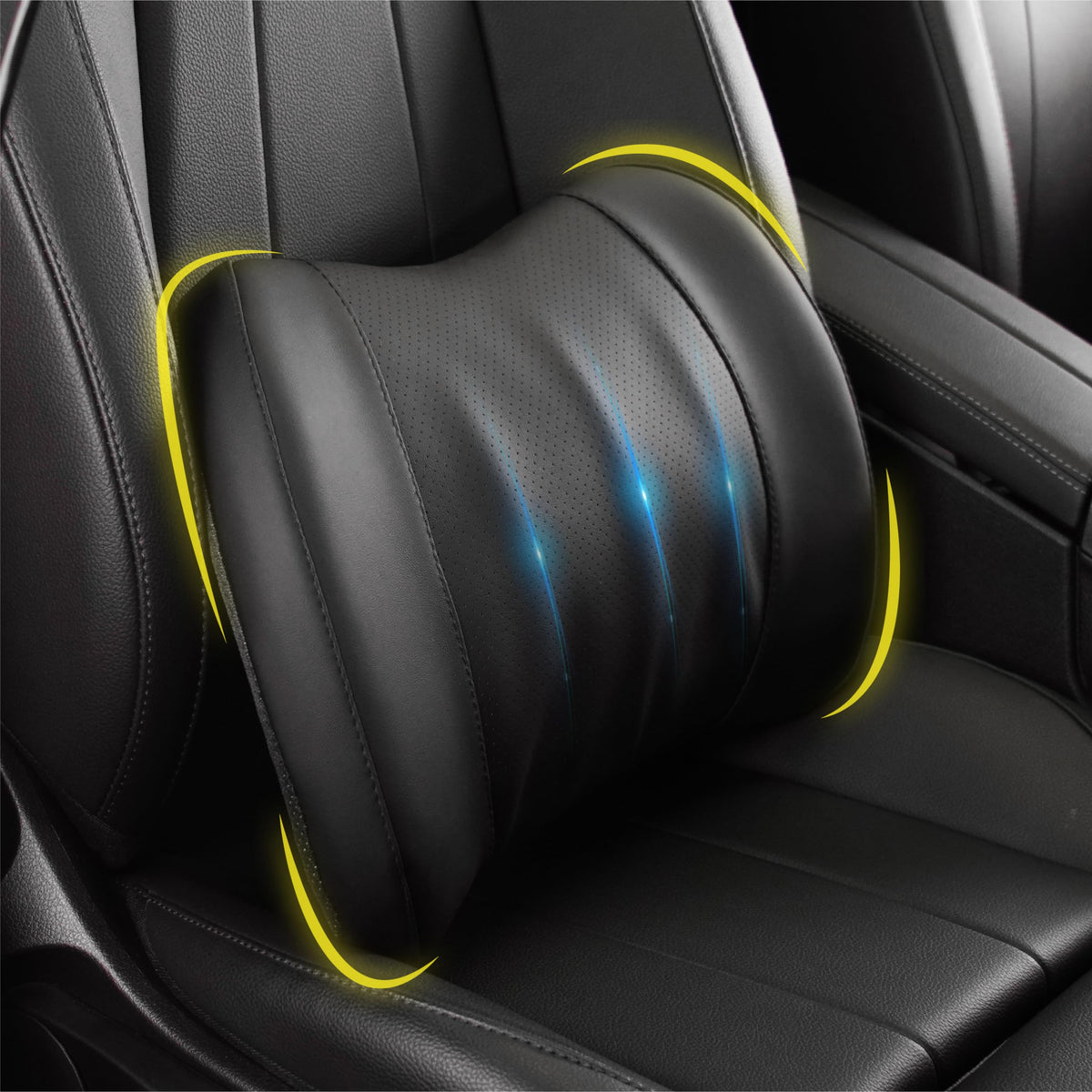 Lumbar Support Pillow: Memory Foam Lumbar Pillow For Lower Back Pain Relief - Car Back Cushion For Driving - Lumbar Support Pill