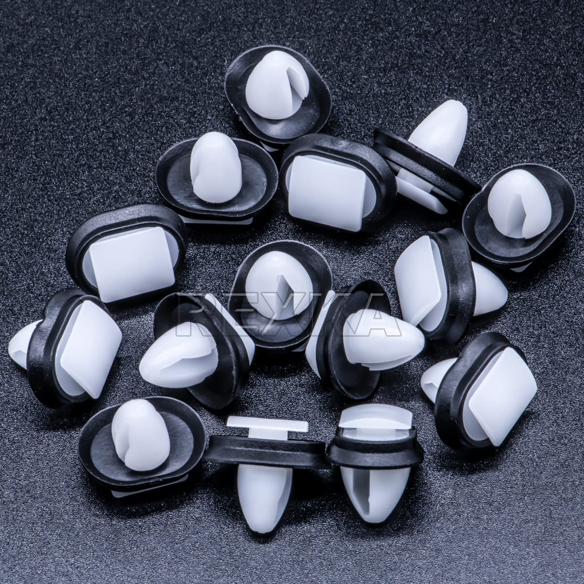 Rexka 15Pcs Back Door Trim Moulding Clip Compatible With Ram Chrysler 68093998Aa Dodge Ram Promaster 2014 - On 68093998-Aa