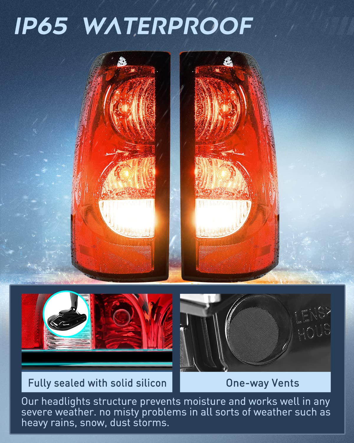 Nilight Taillight Assembly For 2003 2004 2005 2006 Chevy Silverado 1500 1500Hd 2500 2500Hd 3500 2007 Chevy Silverado 1500 2500 3