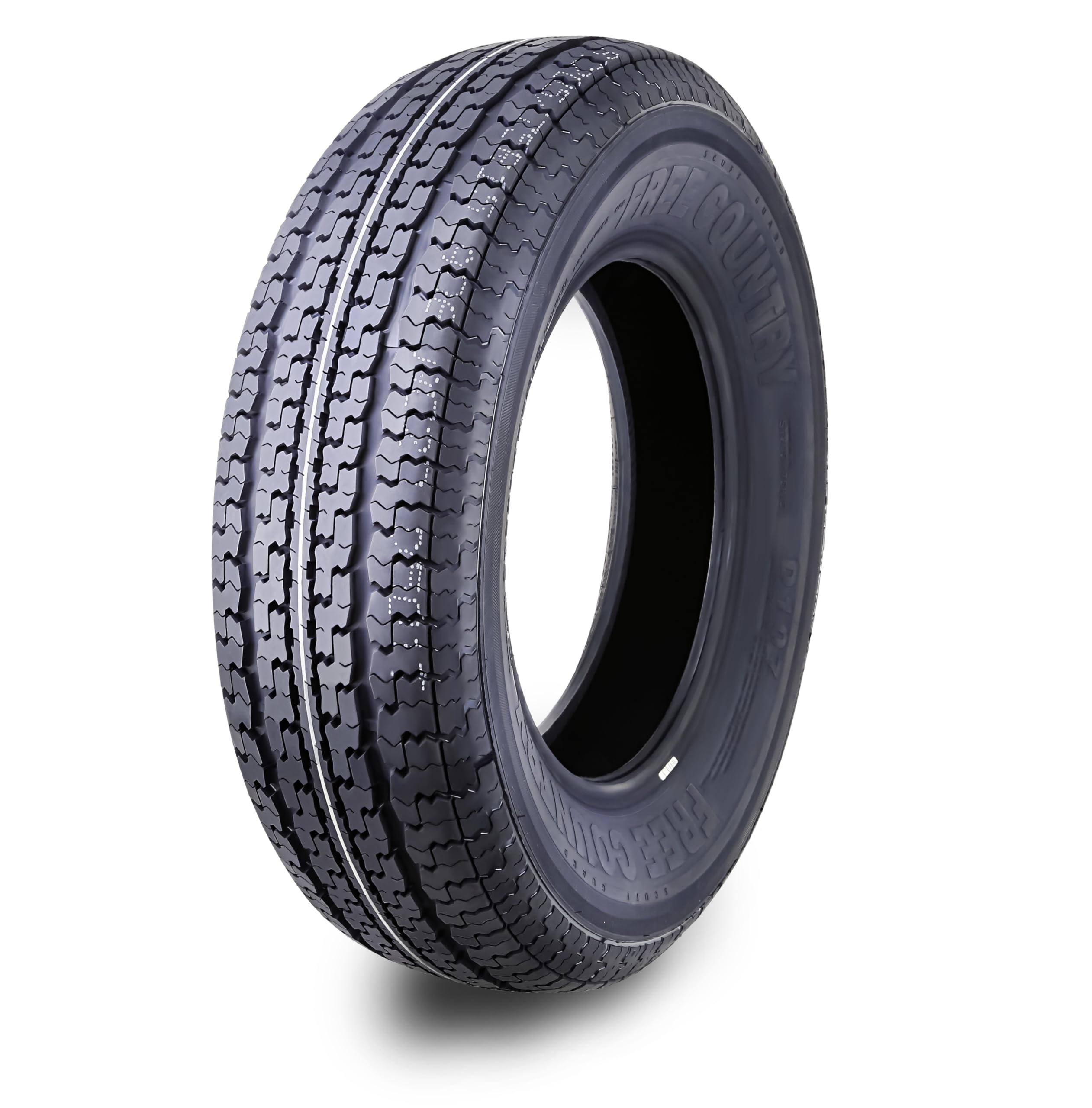 Free Country Heav Duty Trailer Tire ST205/75R15 205 75 15 10-Ply Load Range E Steel Belted Radial w/Scuff Guard