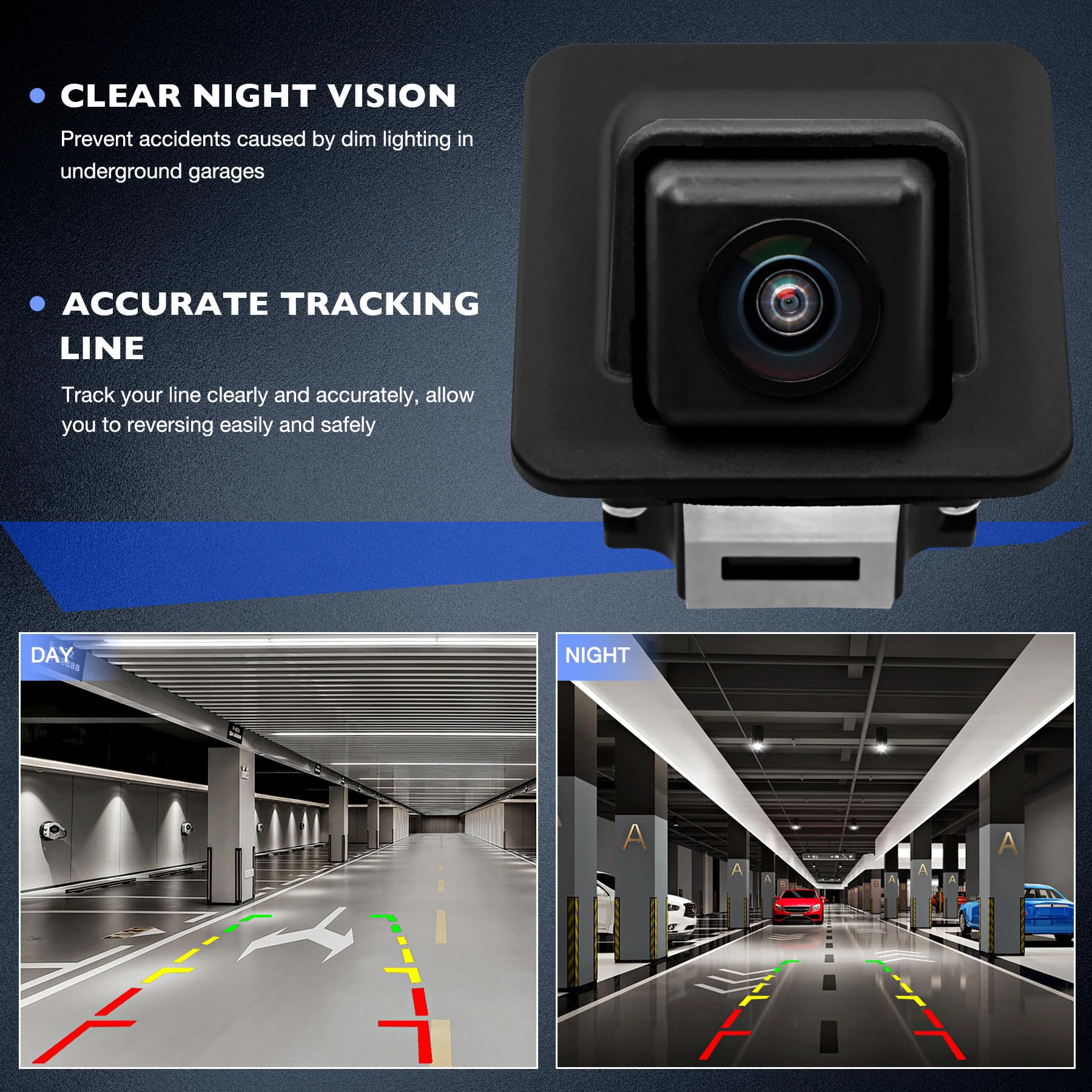 Backup Camera, Compatible With 2012 2013 Hyundai Elantra L Gl Gls Limited Sedan 4-Door 1.8L L4, Safety Reversing Parking Assist