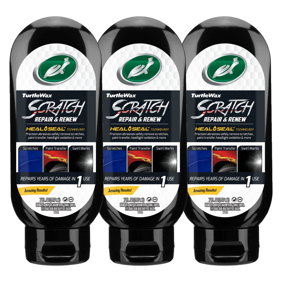 Turtle Wax 53881 Scratch Repair And Renew, Removes Fine Surface Scratches, Swirls, Paint Transfer, For Vehicles Including Cars, 
