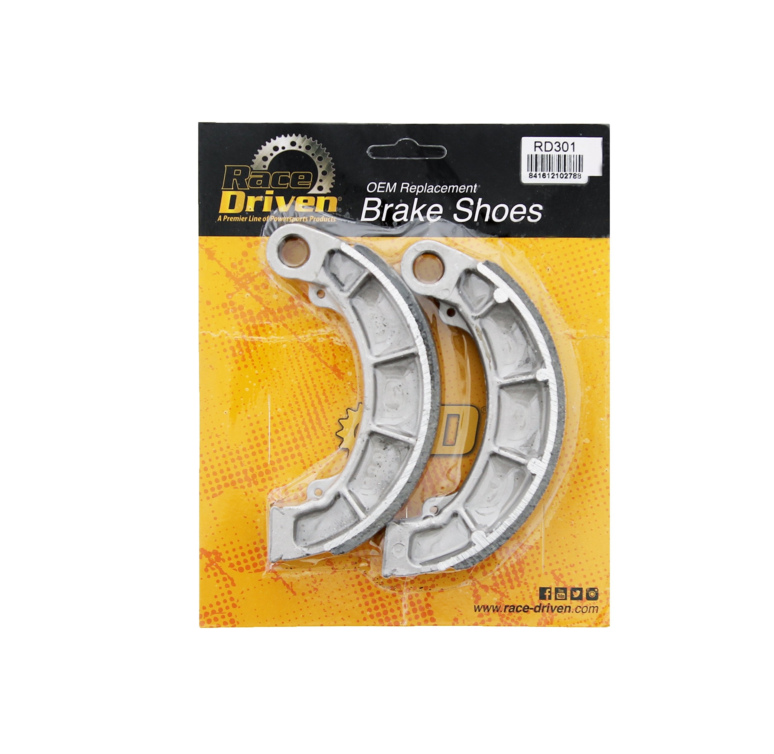 Brake Shoes Fit Honda Foreman 450 Trx450Es 1998-2002 Front & Rear By Race-Driven