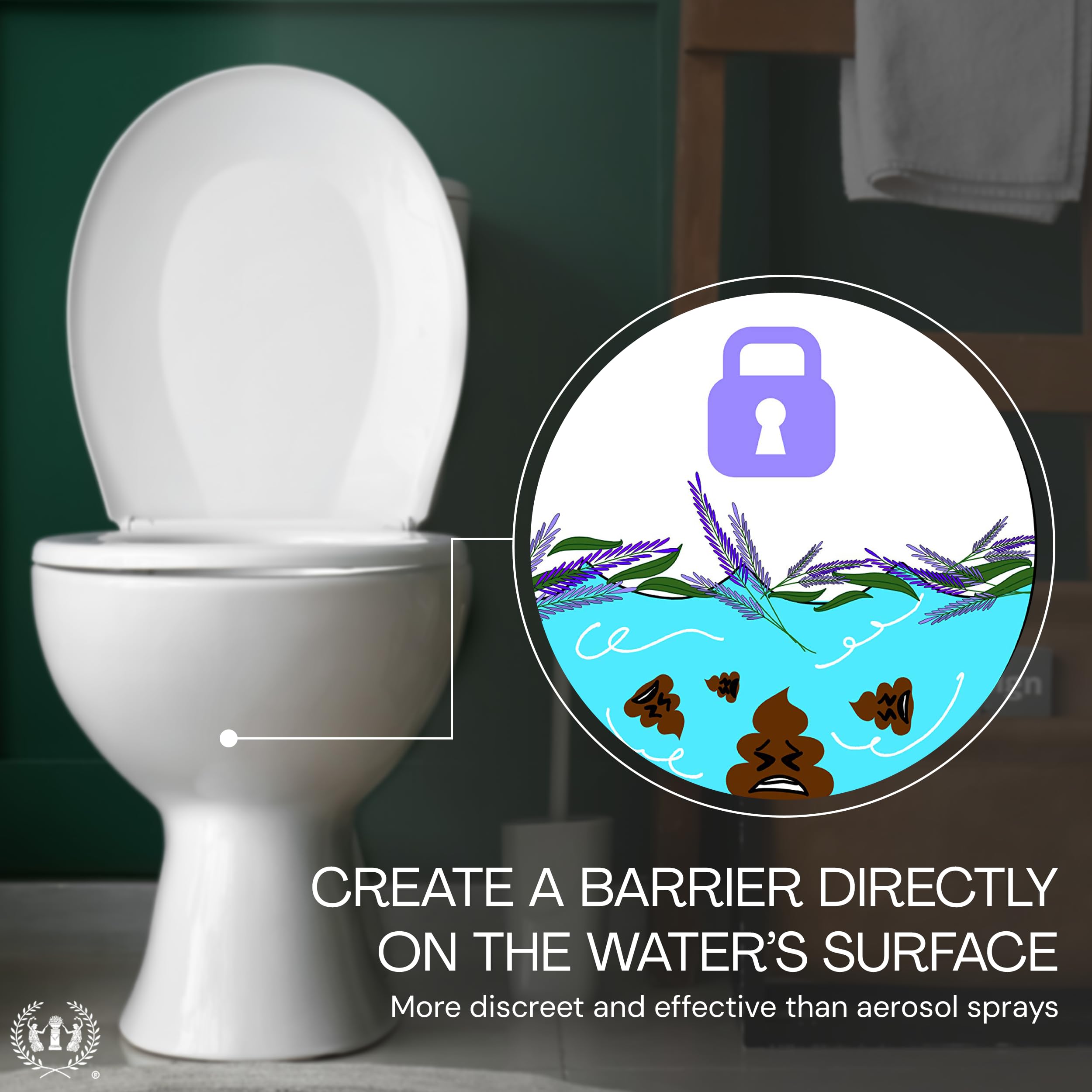 Muse Bath Apothecary Flush Ritual - Aromatic  Refreshing Toilet Spray, Use Before You Go, 8 Oz, Infused With Natural Essential O