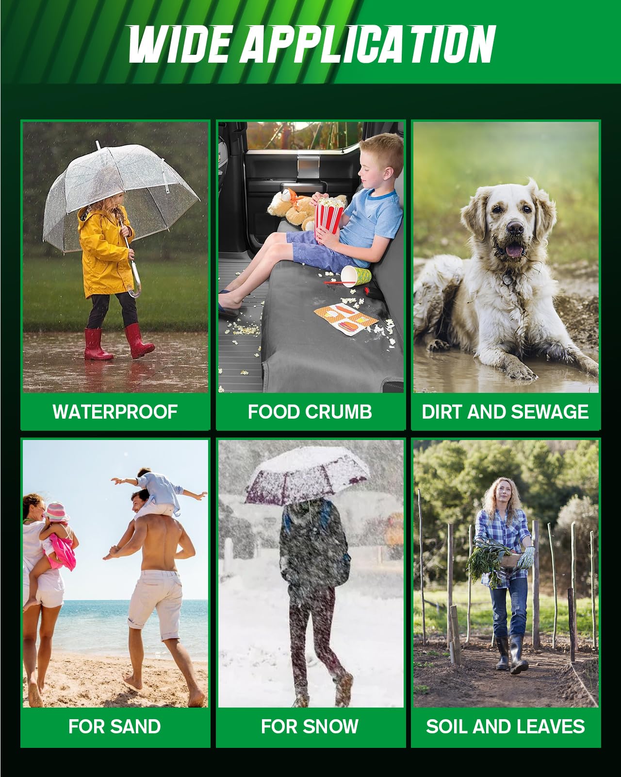 Viwik Floor Mats For Toyota Tacoma 2024 2025 (Only For Double Cab) Automotive All Weather Custom Fit Floor Liner For 1St And 2Nd