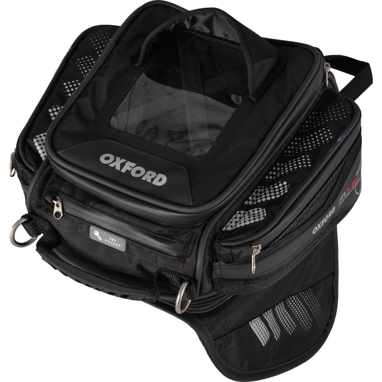 Oxford OL221 Black 15 L Tank Bag (M15R Magnetic Mount Motorcycle)
