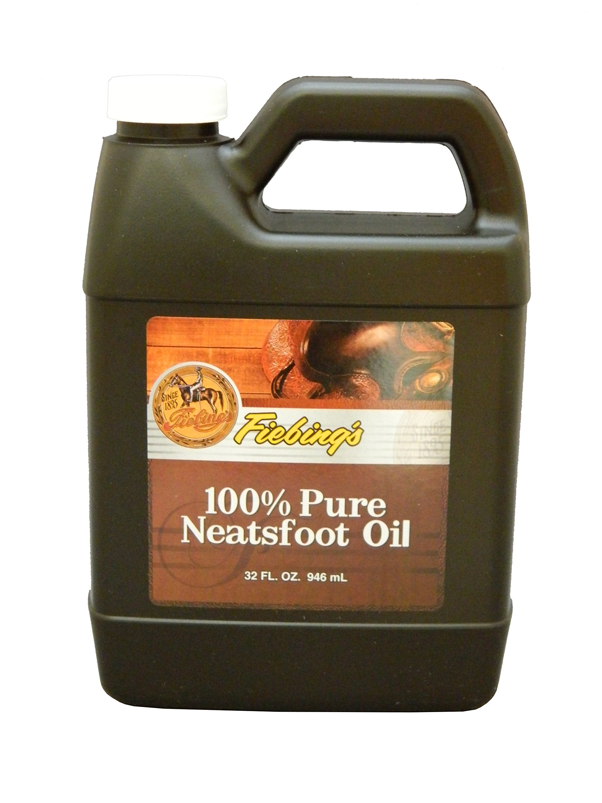 Fiebings 100% Pure Neatsfoot Oil  32 oz. - Natural Leather Preservative-New