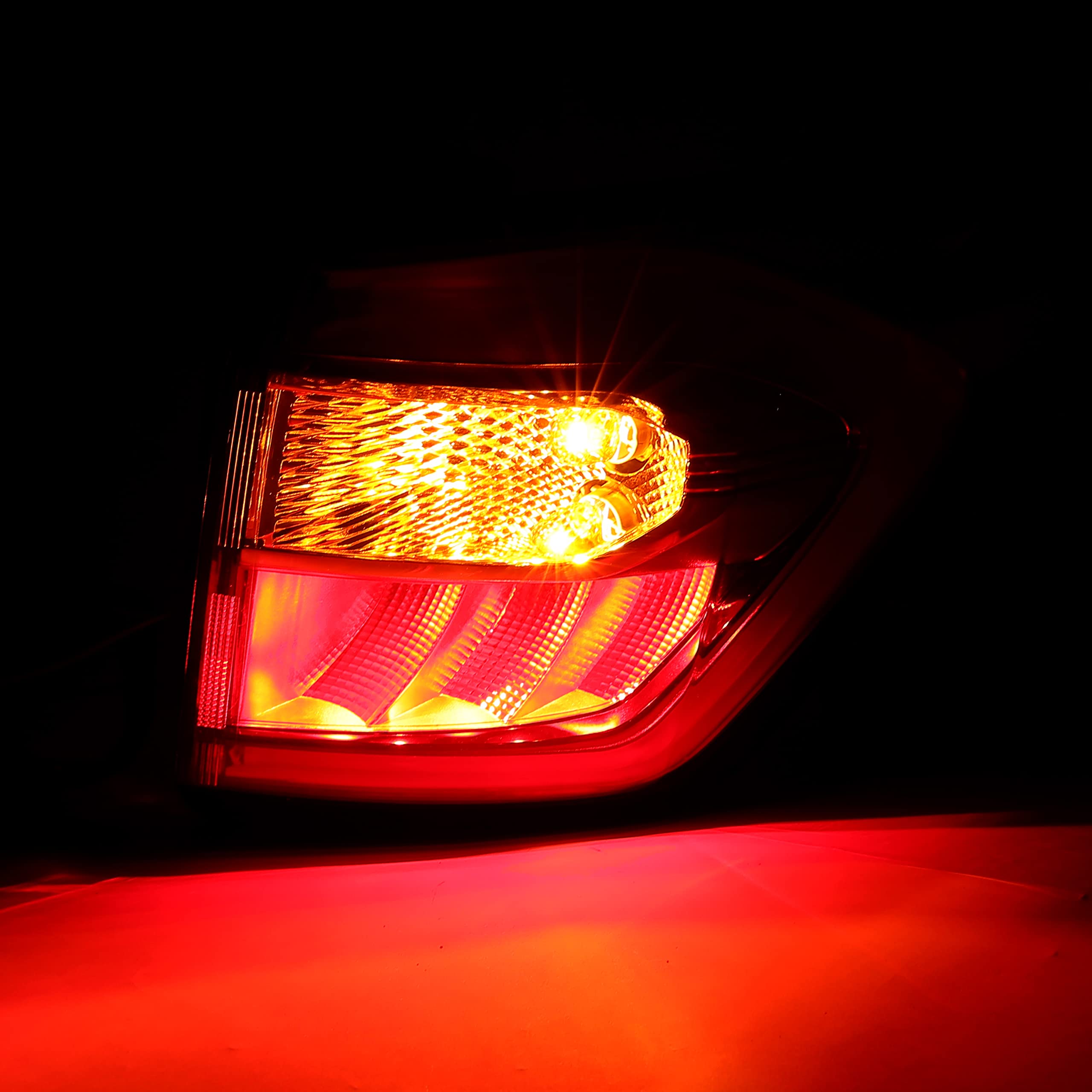 KUAFU Tail Light Assembly Compatible with 2017-2019 Ford Escape Kuga Replacement for GJ5Z-13404-C with Side Lights Brake Rear La