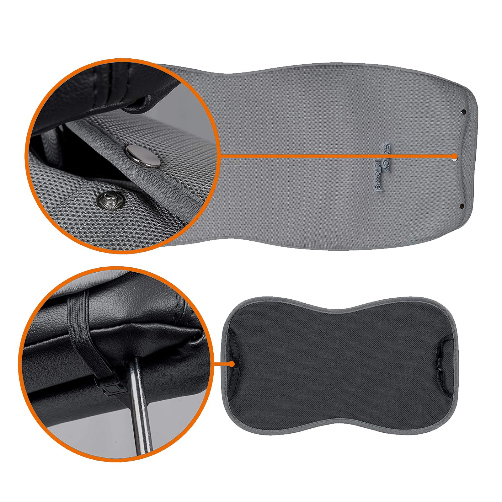 Sojoy Isotowel Car Seat Cover,Microfiber Seat Towel,With Quick-Dry Material And Non-Slip Back,Car Seat Protection For All Workou