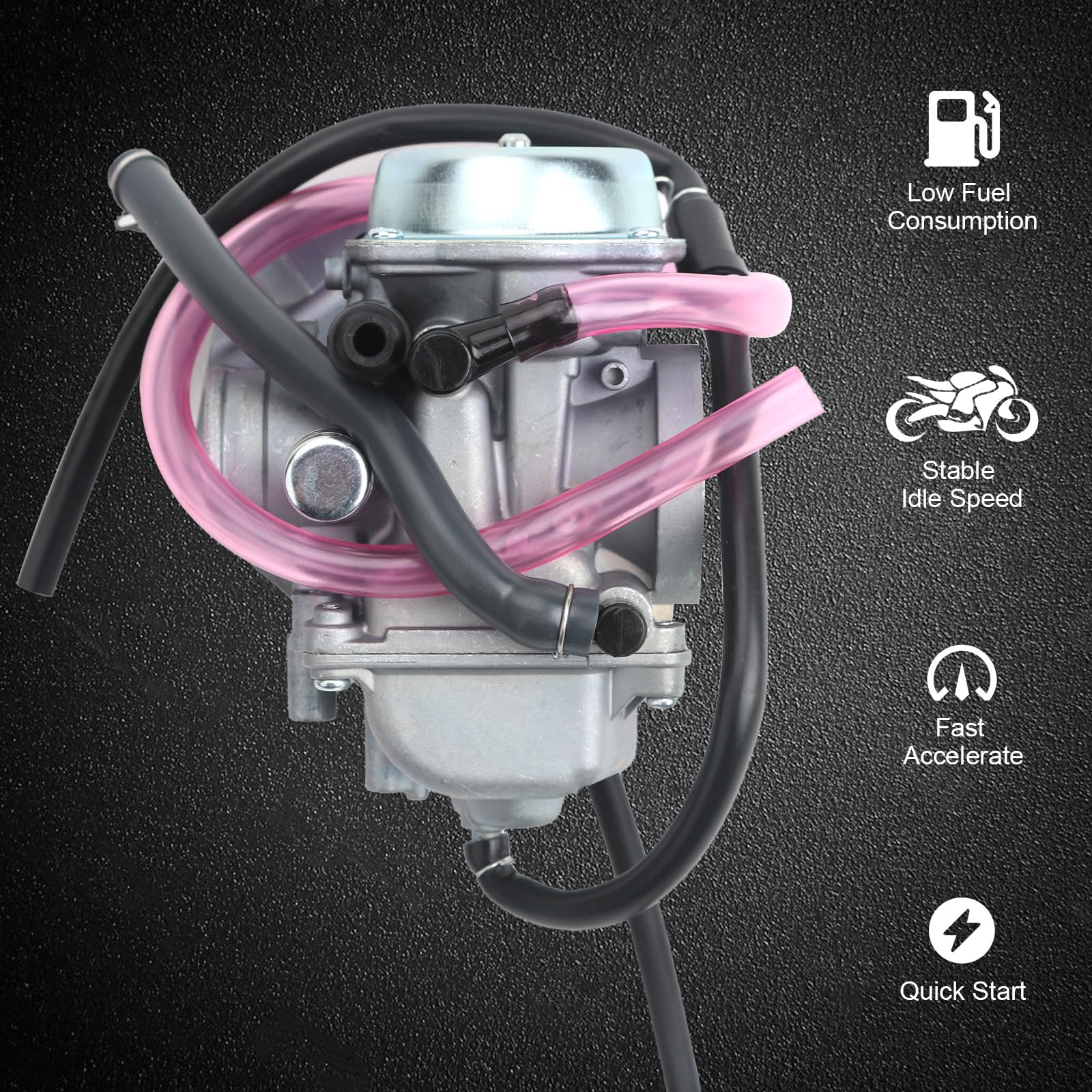 Carburetor For Arctic Cat 250 2002-2005, Arctic Cat 300 2001-2005, Replace# 0470-448 0470-387