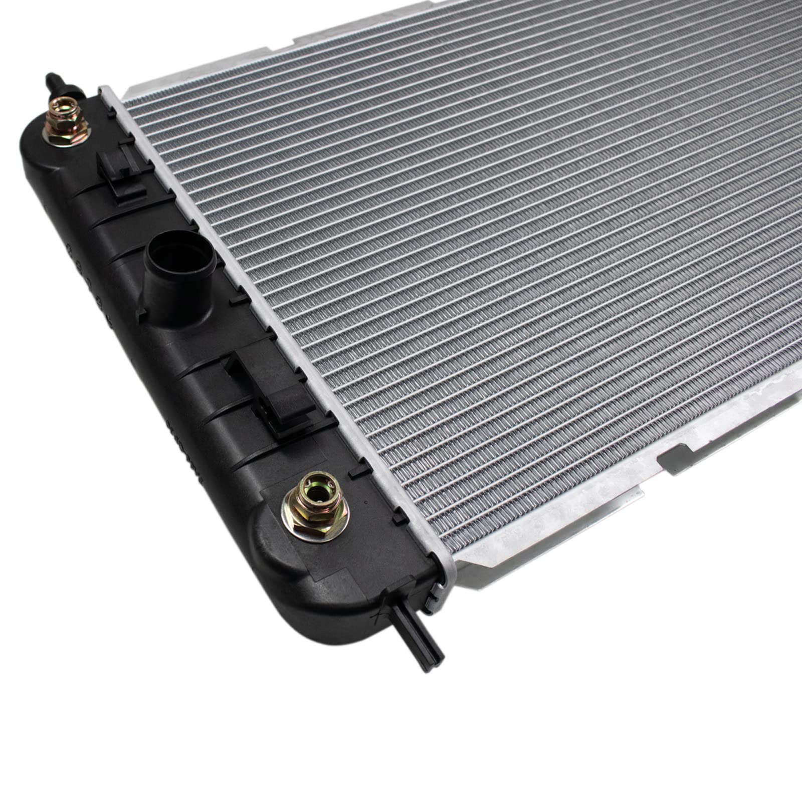 Trq Radiator Assembly Aluminum Core Compatible With 04-10 Chevrolet Malibu 05-10 Pontiac G6 07-08 Saturn Aura Cu2727 Cu2851 Gm30