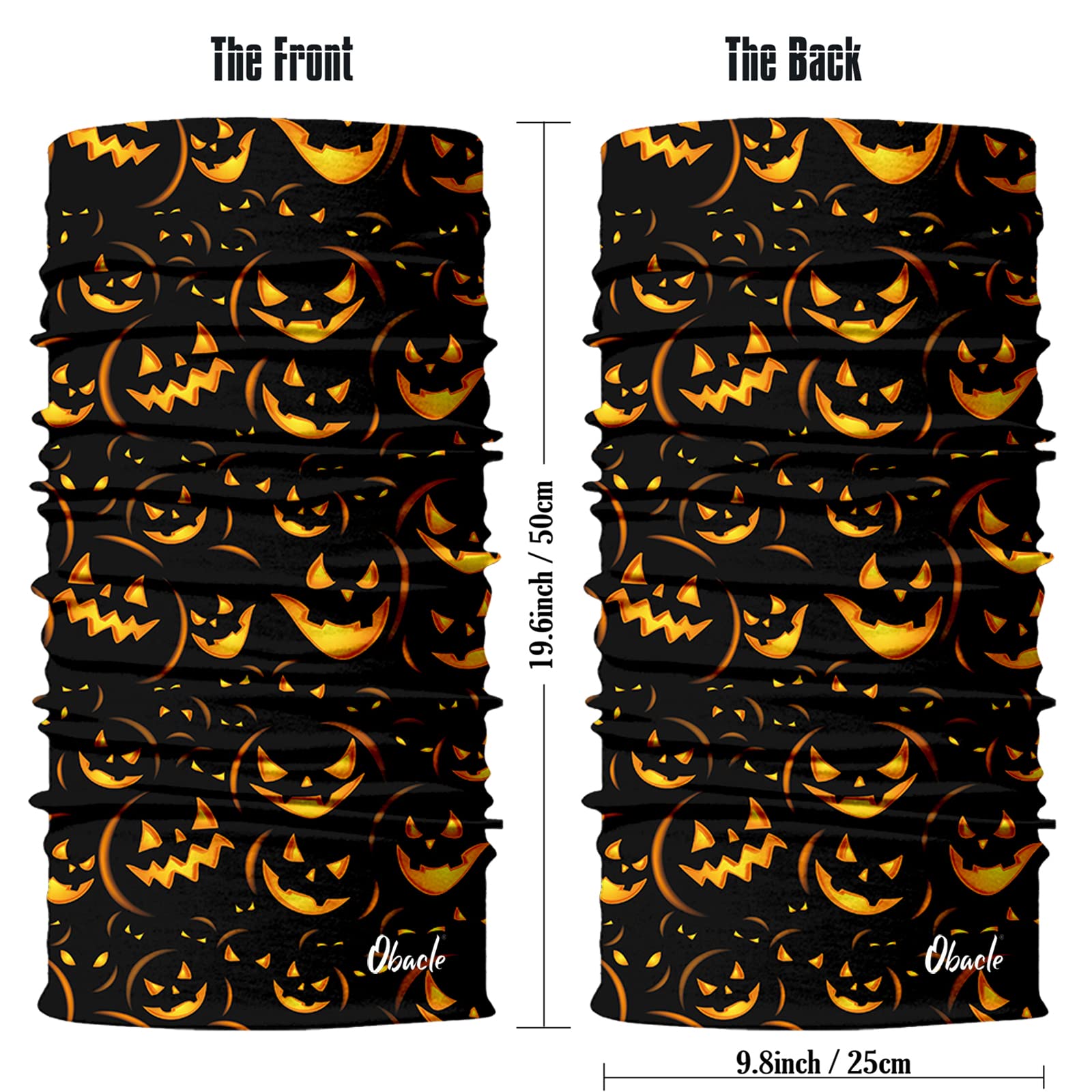 Obacle Skull Face Mask Half For Dust Wind Uv Sun Protection Seamless 3D Tube Mask Bandana For Men Women Breathable Mask Motorcyc