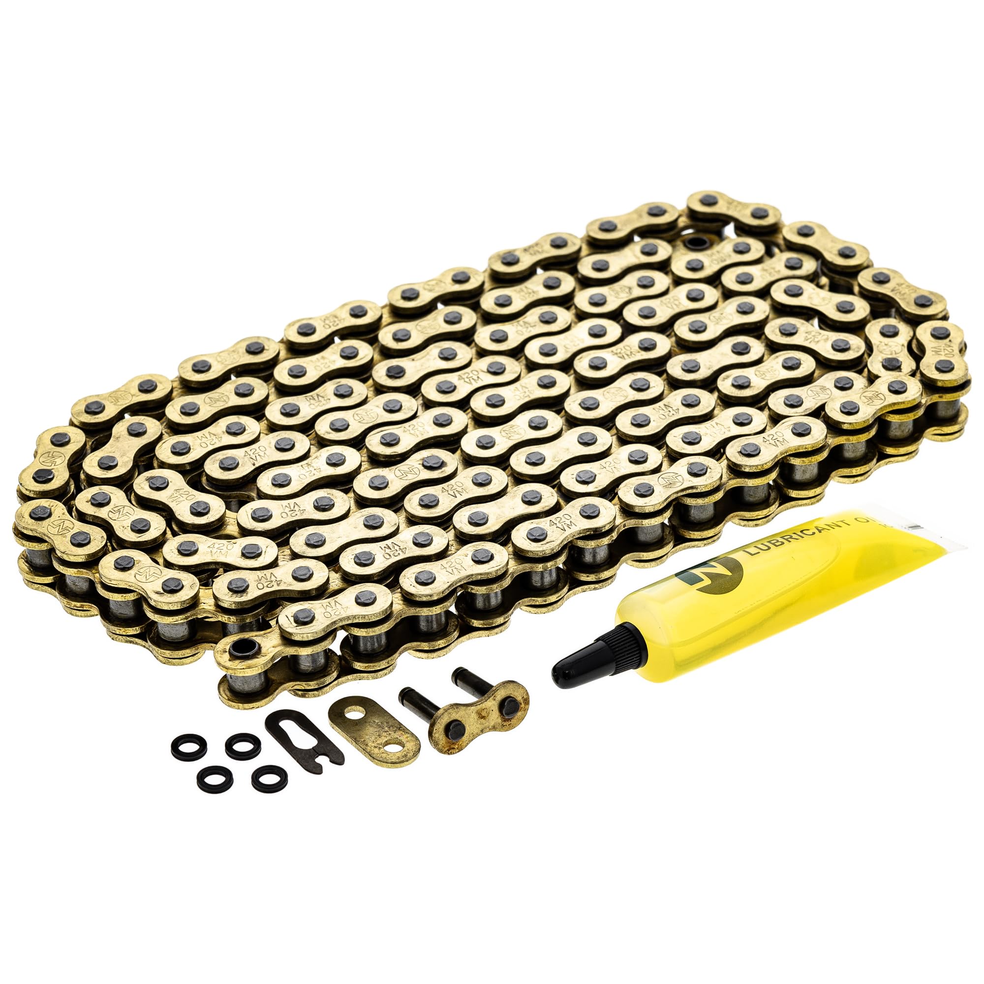 Niche Gold 420 X-Ring Chain 130 Links With Connecting Master Link