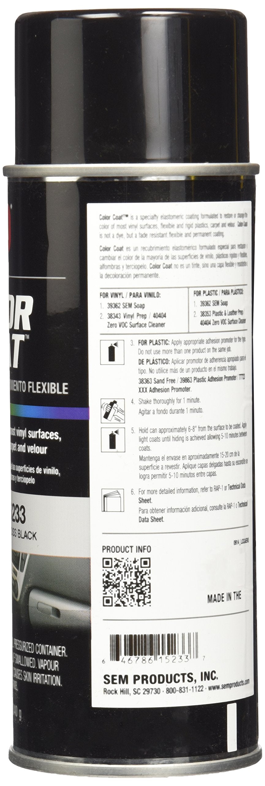 Sem Products Color Coat - Gloss Black