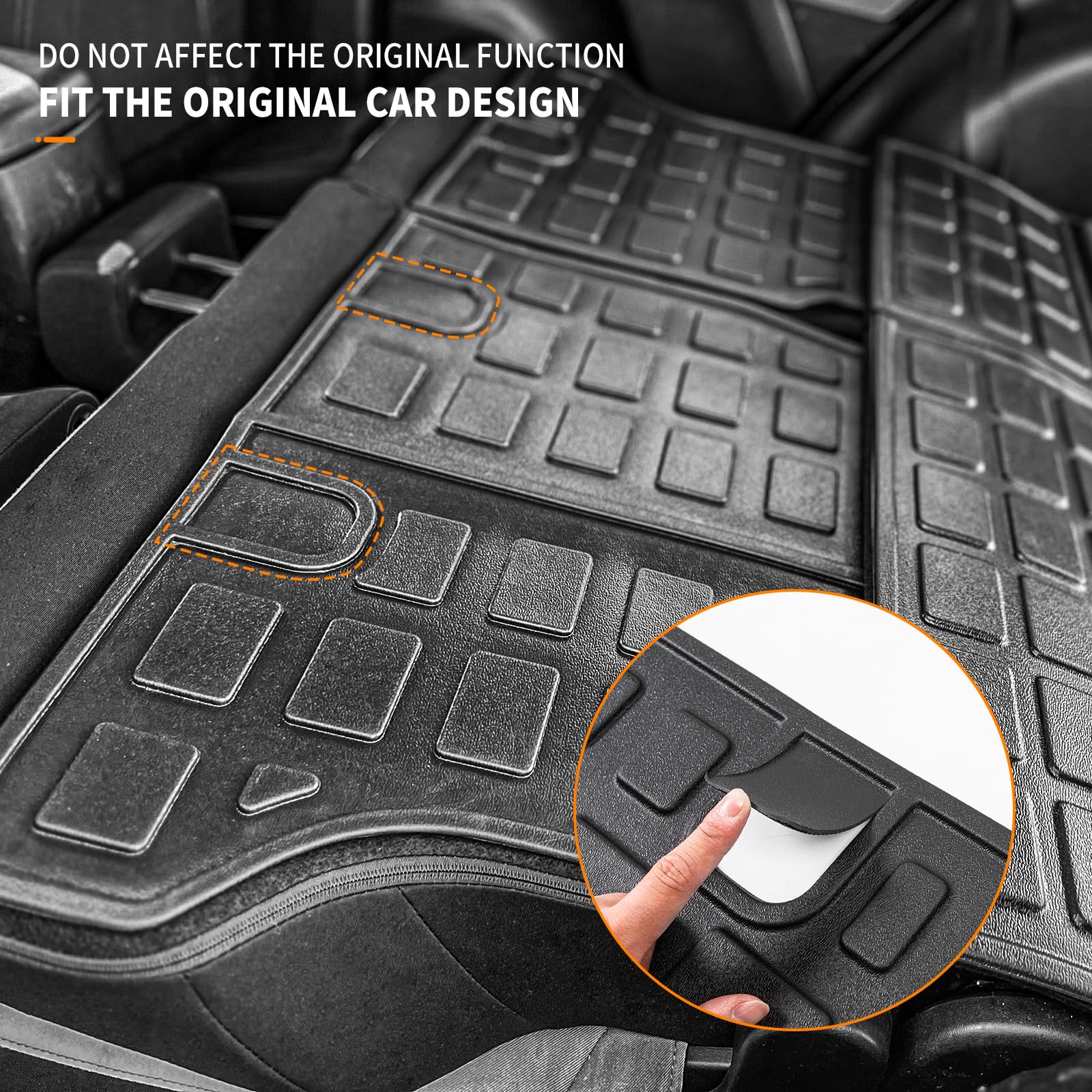 Bomely Cargo Mat Compatible With 2013-2018 Toyota Rav4 Trunk Mat Cargo Liner Back Seat Cover Protector Frunk Mat For Toyota Rav4