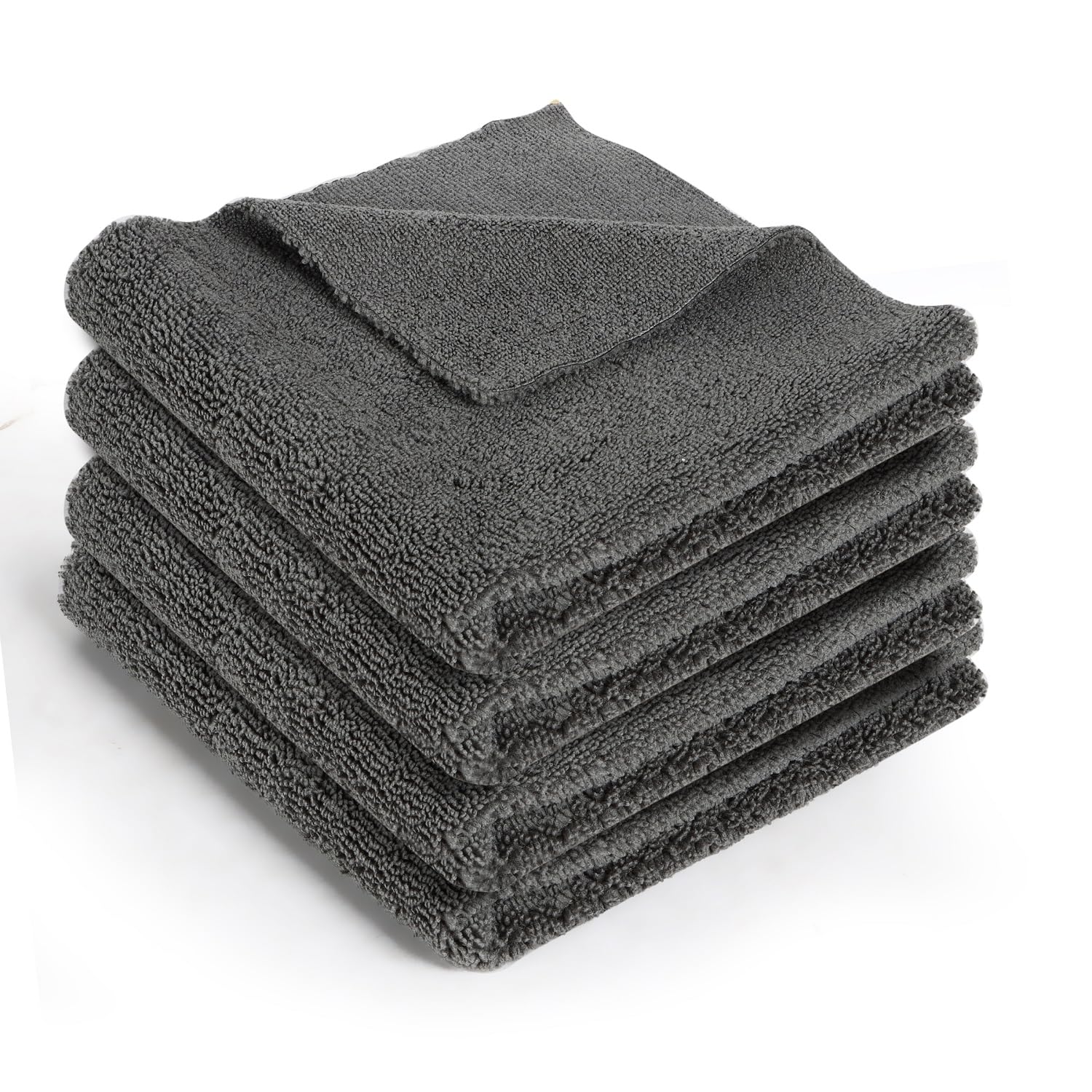 Auto Hub 340 GSM Microfiber Cloth for Car  Edgless & Dual Sided Microfiber Cloth  Lint & StreakFree Car Cleaning Cloth  Multi
