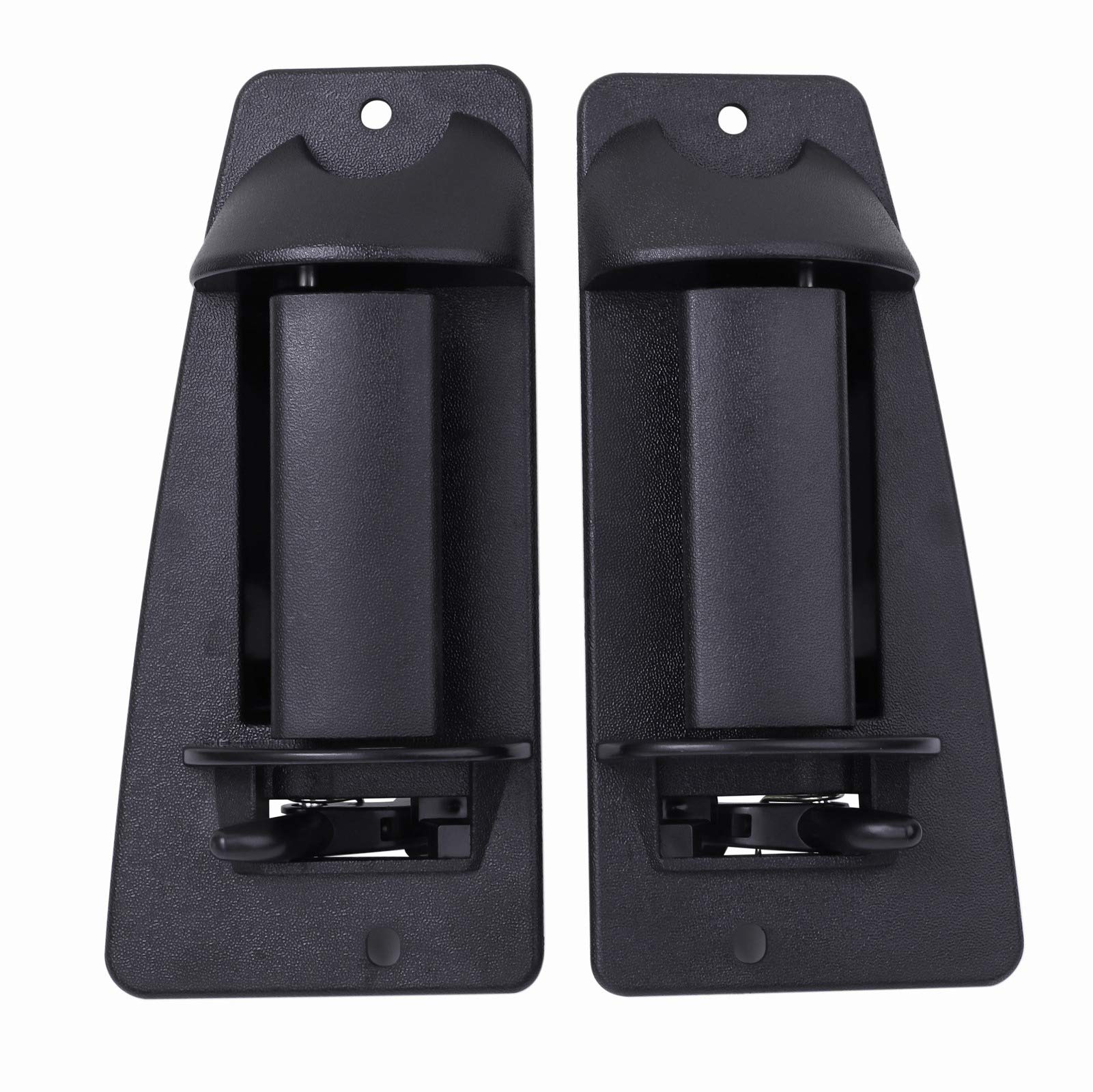 Lcwrgs Extended Cab Door Handle Replacement For Chevy Silverado Gmc Sierra 1500 2500 3500 1999 2000 2001 2002 2003 2004 2005 2006 2007, Exterior Rear Driver & Passenger Side Door Handle