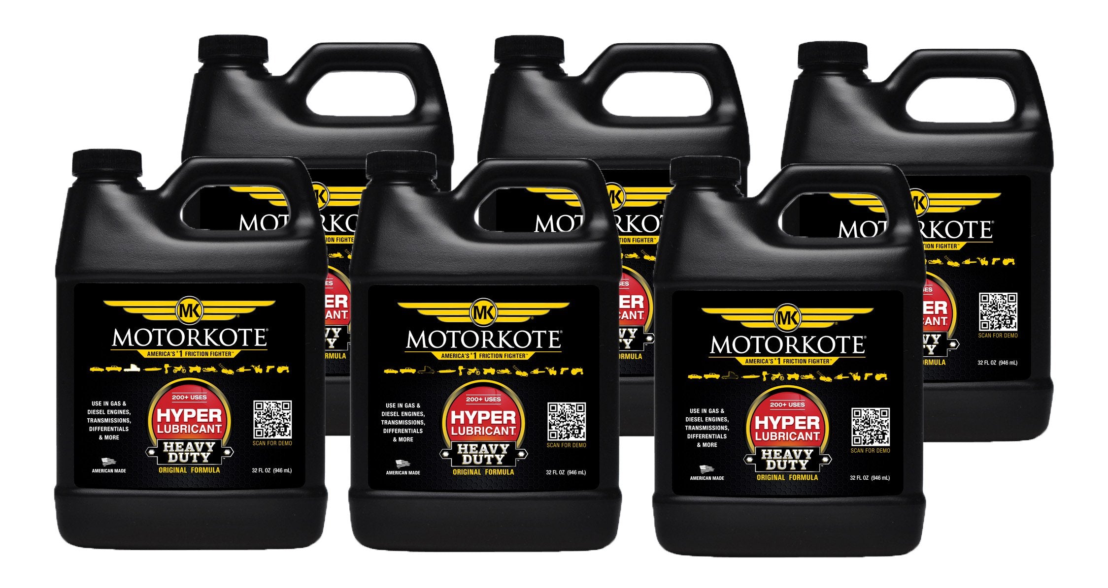 Motorkote Mk-Hl32-06-6Pk Heavy Duty Hyper Lubricant, 32-Ounce, 6-Pack