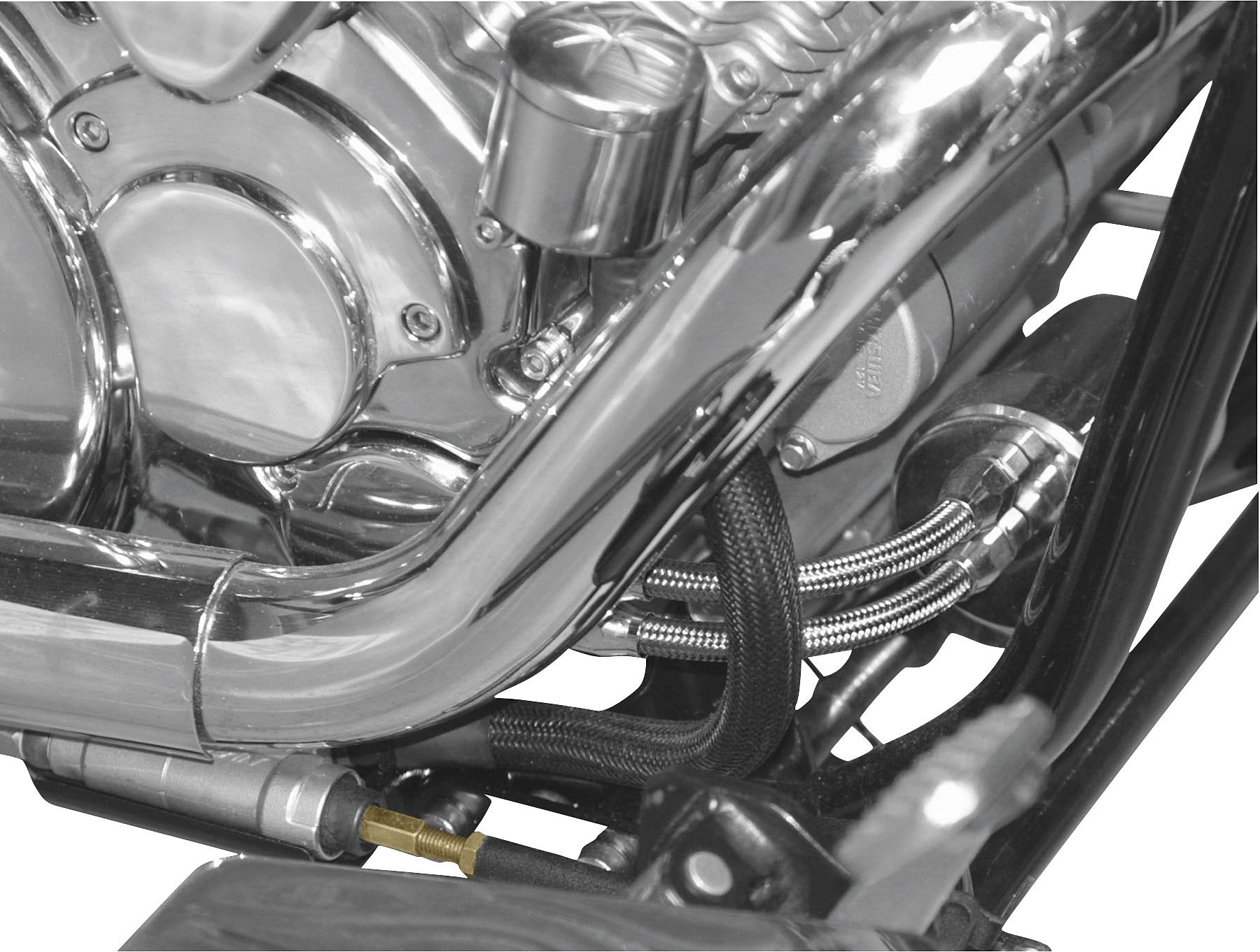 Baron Custom Accessories Oil Filter Relocation Kit Ba-2640-00