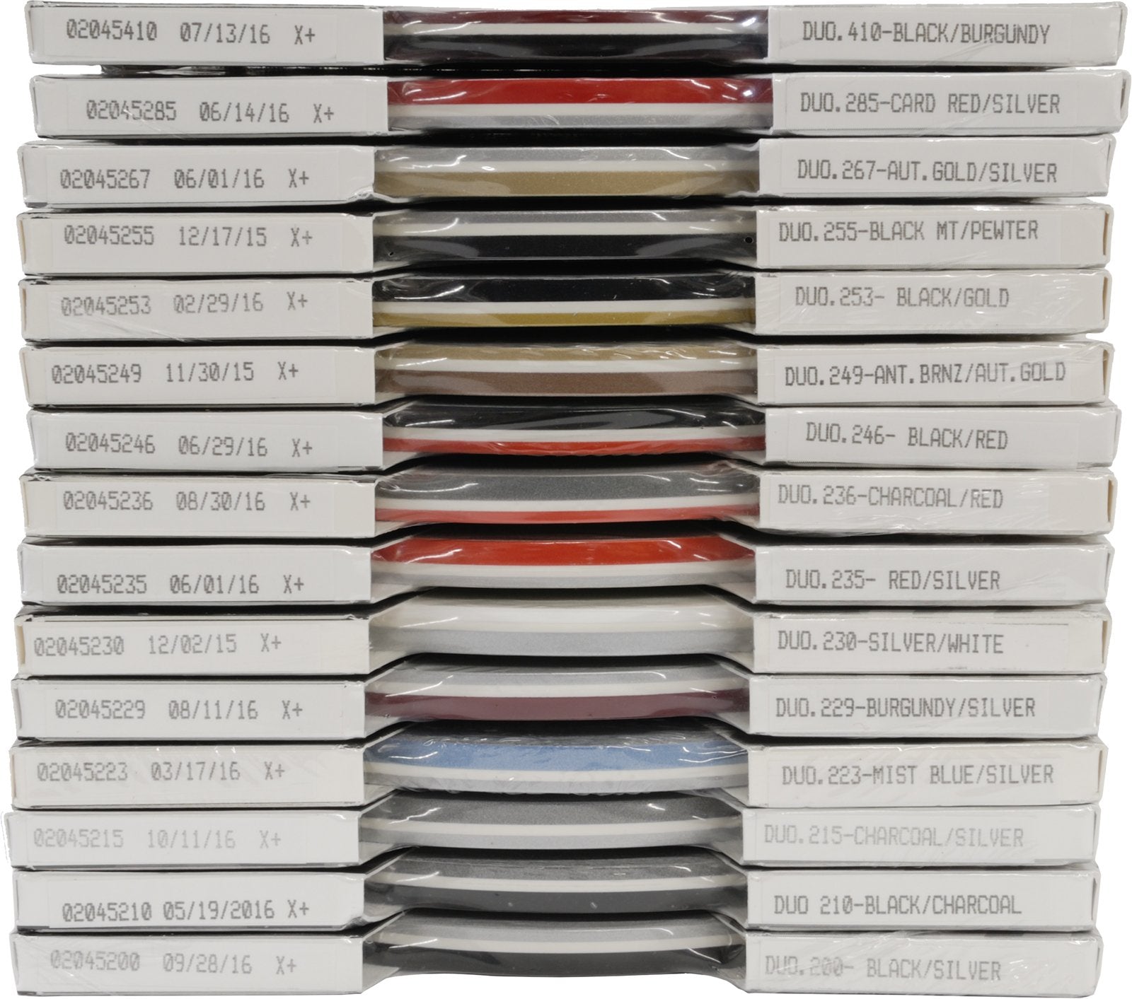 Universal Duo-Tone 0204215 - Auto Customizing 2 Color Dual Pinstripe - 4/16&quot; x 150' (1/8” Stripe, 1/16&quot; Gap, Then 1/16” Stripe) - 215-Charcoal Met/Silver Metallic