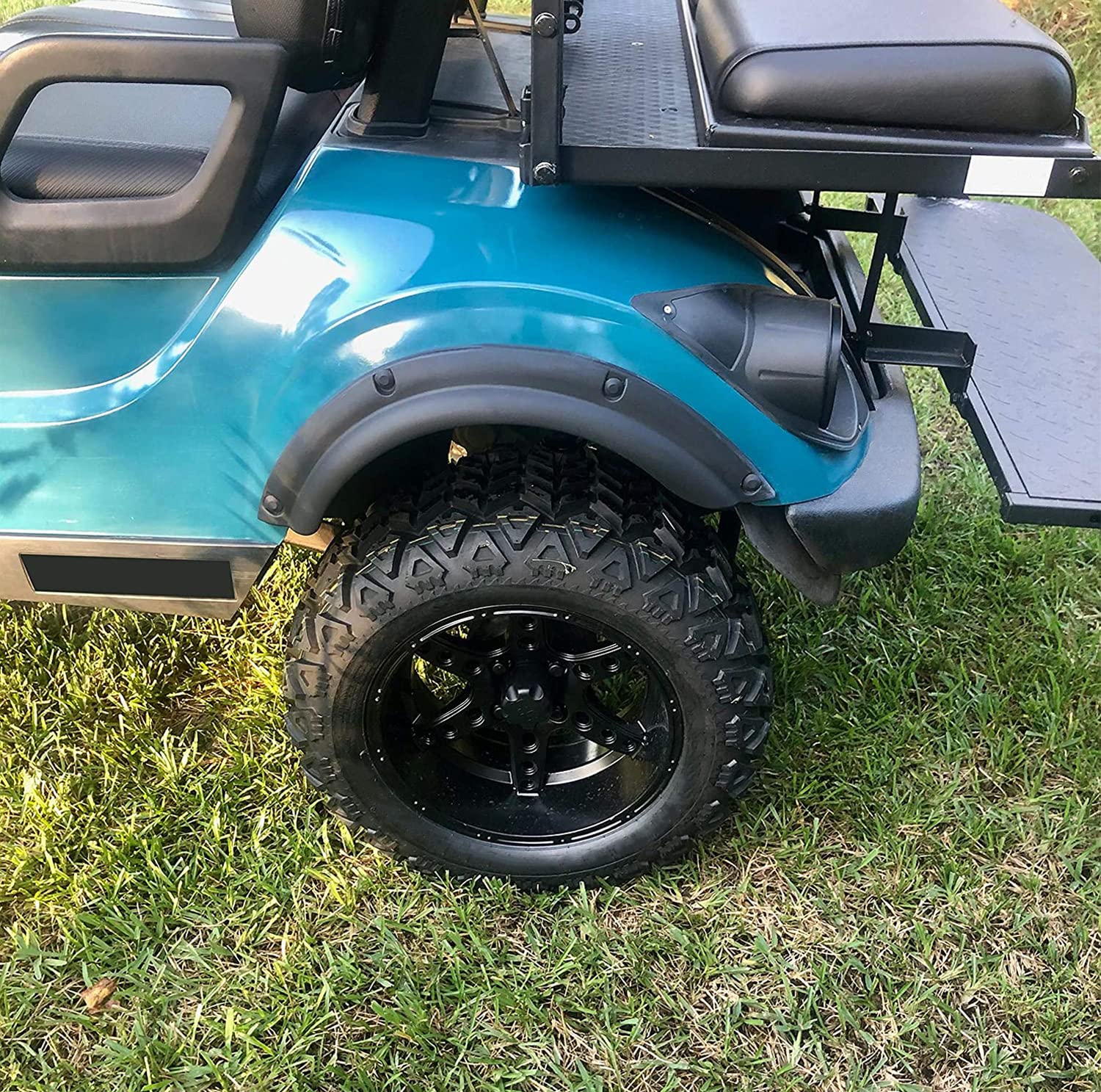 Ecotric Standard Fender Flares Compatible With Yamaha Driver G29 Golf Cart Accessories Front & Rear Set Of 4