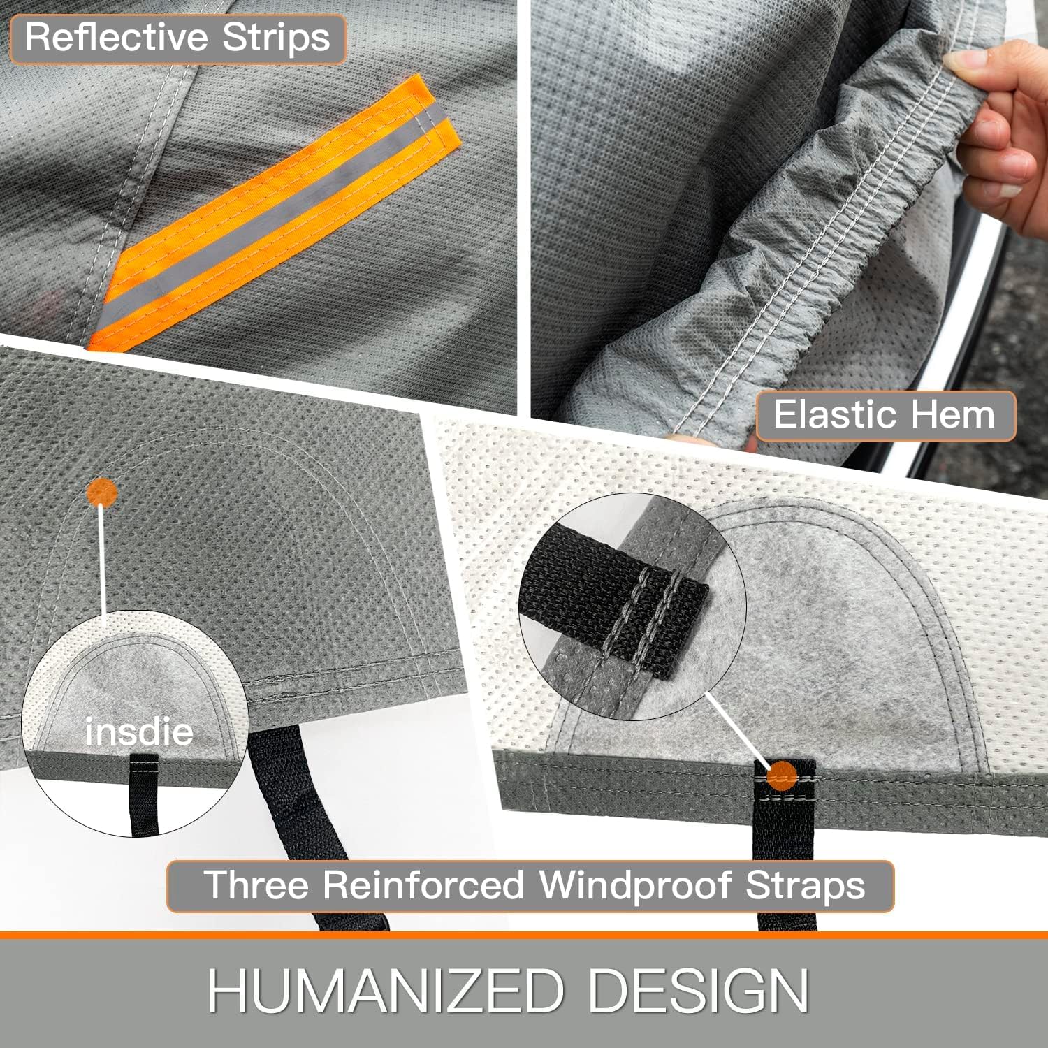 Kayme Heavy Duty Car Cover Custom Fit Ferrari 488 Gtb/488 Spider (2015-2019) Waterproof All Weather For Automobiles, Full Exteri