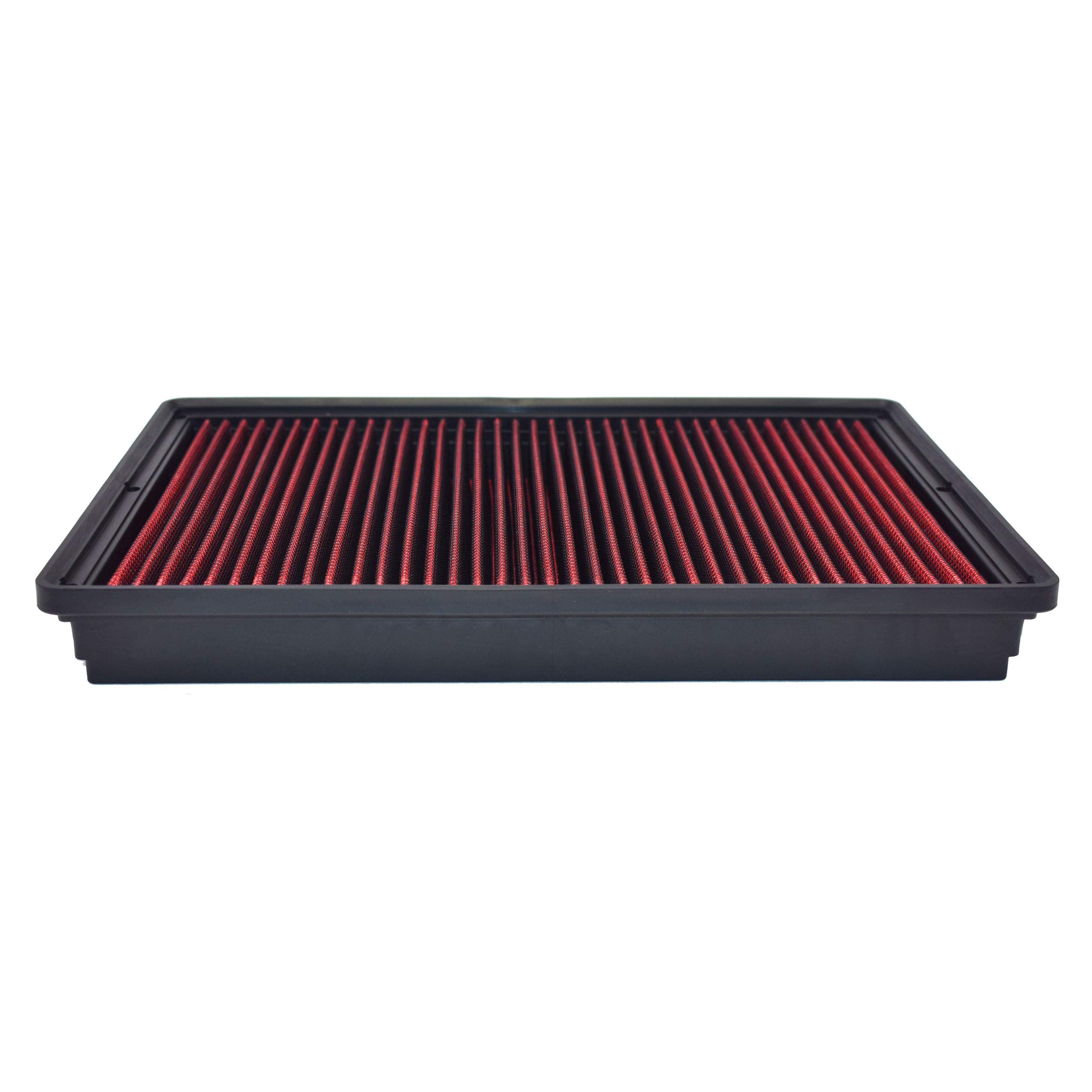 A-Team Performance - Engine Air Filter with Horsepower Booster, Washable and Reusable - Compatible with 2002-2019 Dodge Ram Truc