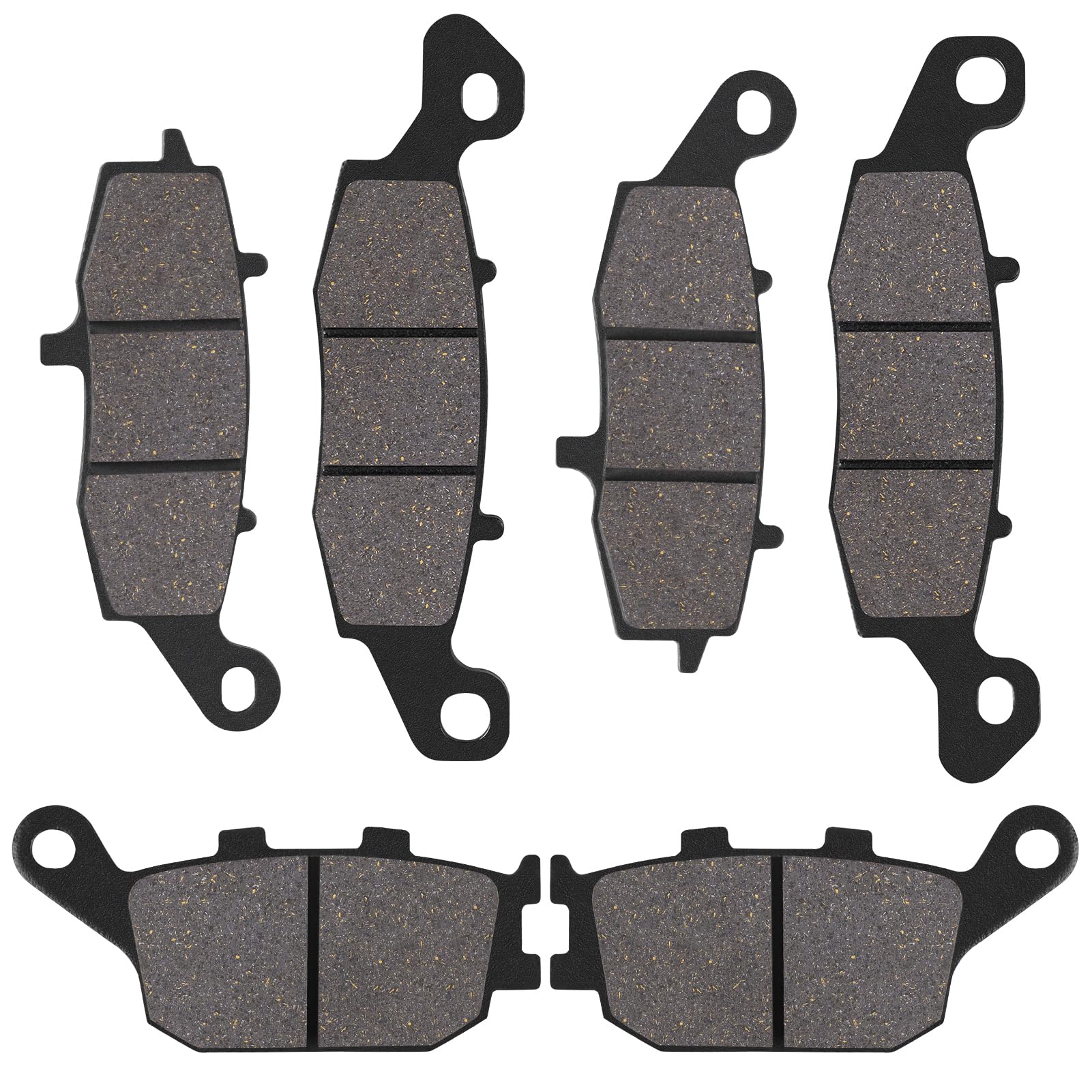 Sollon Front And Rear Brake Pads For Suzuki 650 Dl650 Vstrom 2004-2020 Dl1000 1000 V-Strom 2002-2010 Sv650 Sv 650 2003-2015 Gsr750 2011-2015