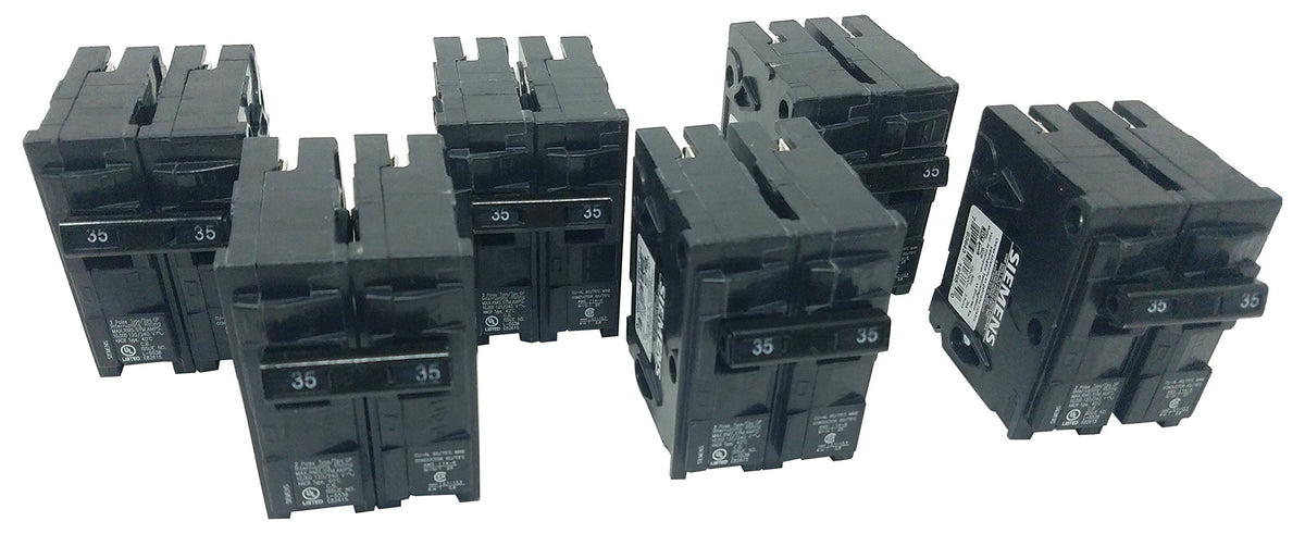 Siemens Q235_6PK 35 Amp Double Pole Type QP Circuit Breaker (Pack of 6) WBIASB079SX4FWG