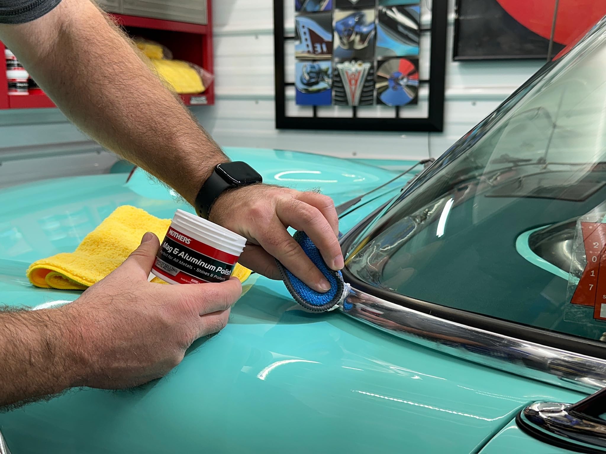 Mothers 05101 Mag & Aluminum Polish - 10 Oz