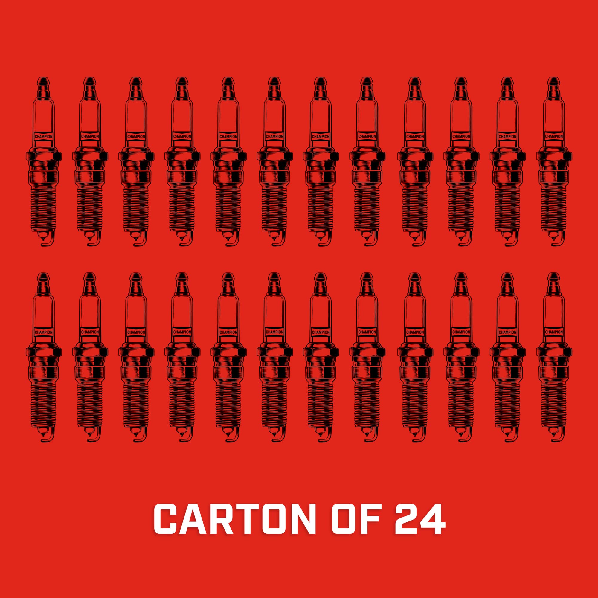 Champion Copper Plus 401S Spark Plug (Carton Of 24) - Rs12Yc