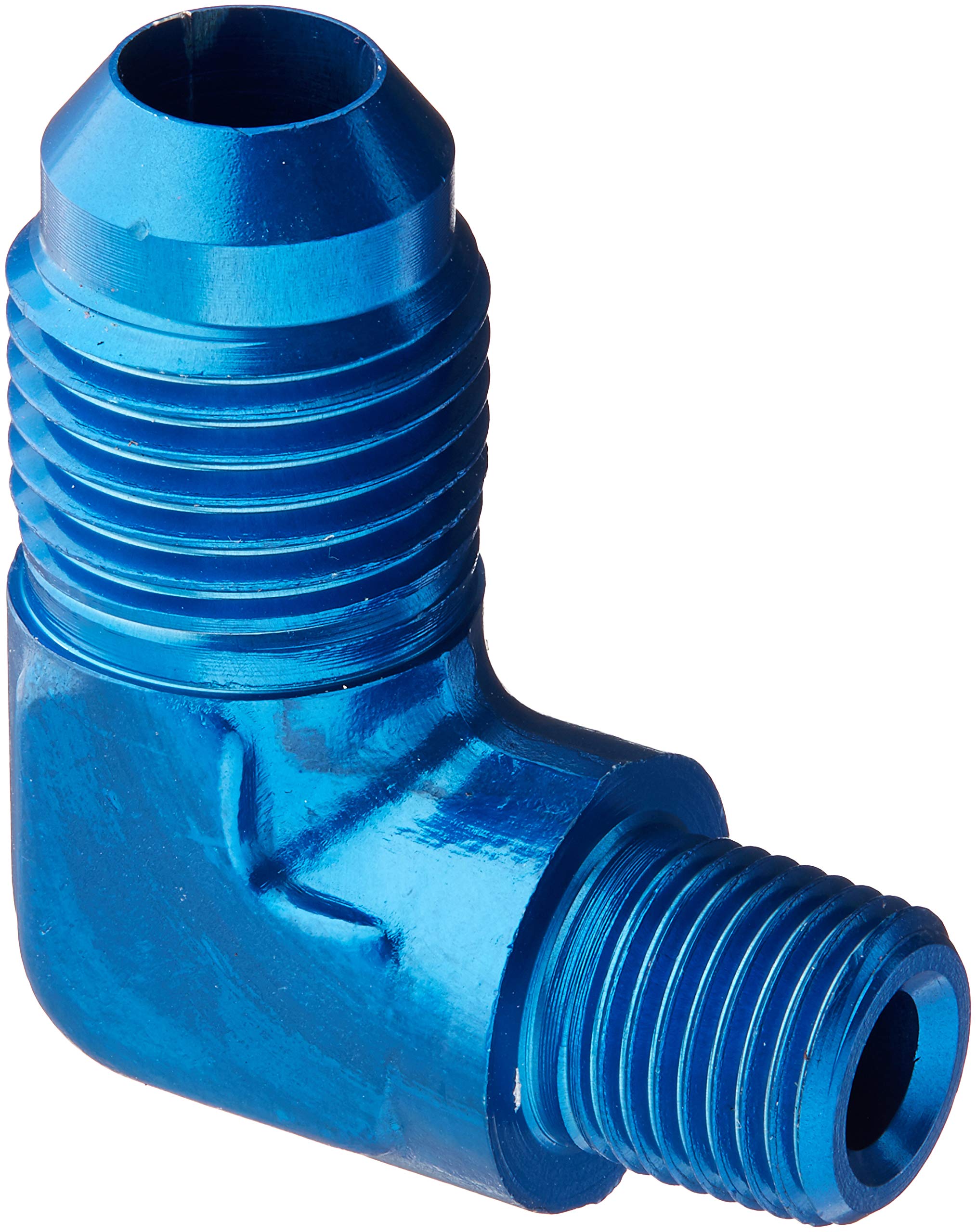 Aeroquip Fcm2033 Blue Anodized Aluminum -06An To 1/8 90-Degree Pipe Adapter