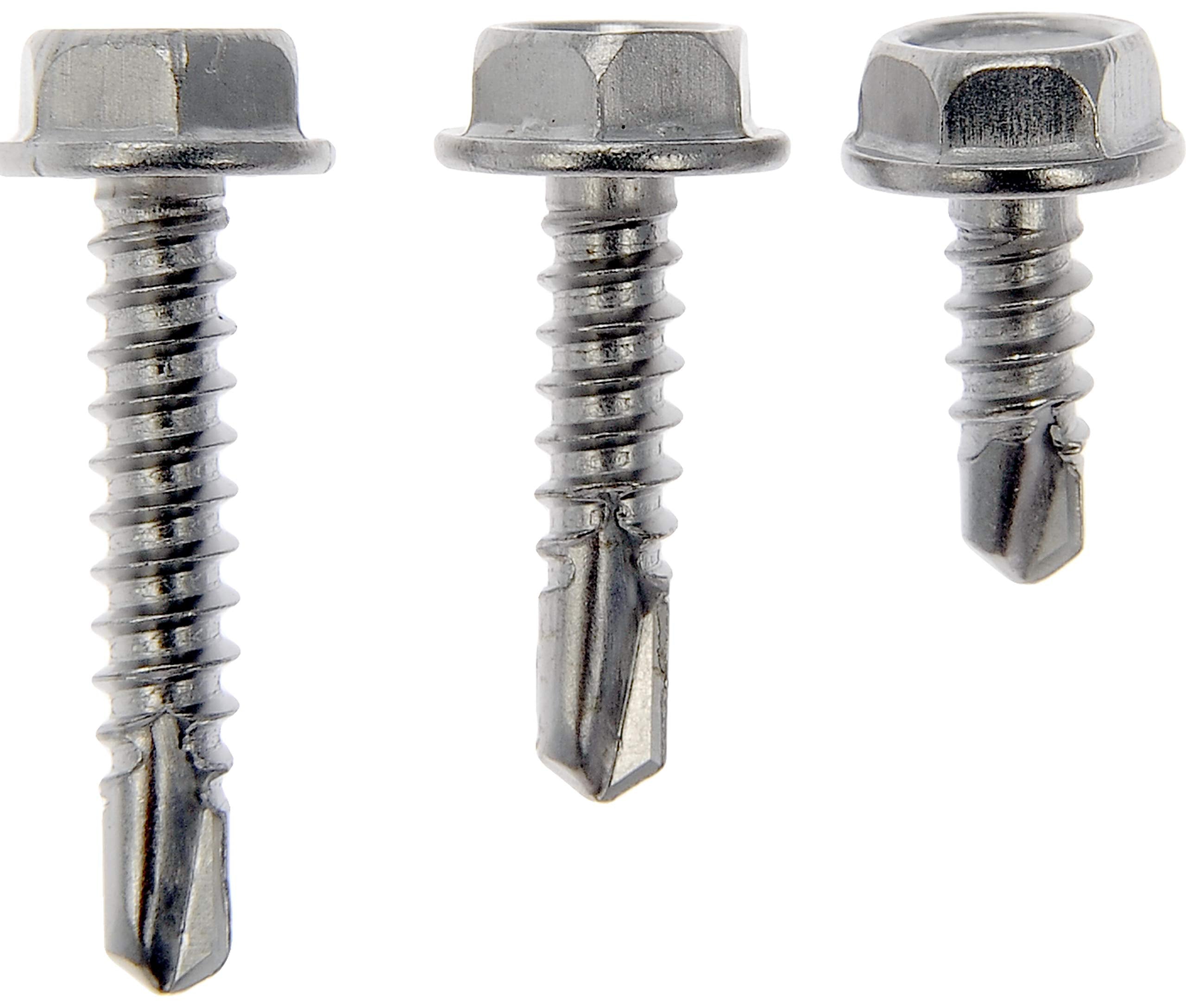 Dorman 784-160D Self Tapping Screws; No.10 X 1/2, 3/4, 1 In., 12 Pack