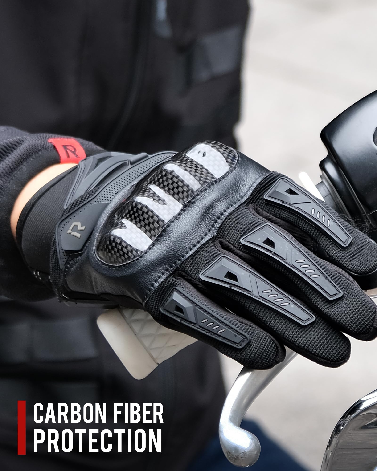 Iron Jia 'S Motorcycle Gloves For Men And Women, Summer Touchscreen Riding Gloves With Carbon Fiber Protection For Road Racing,