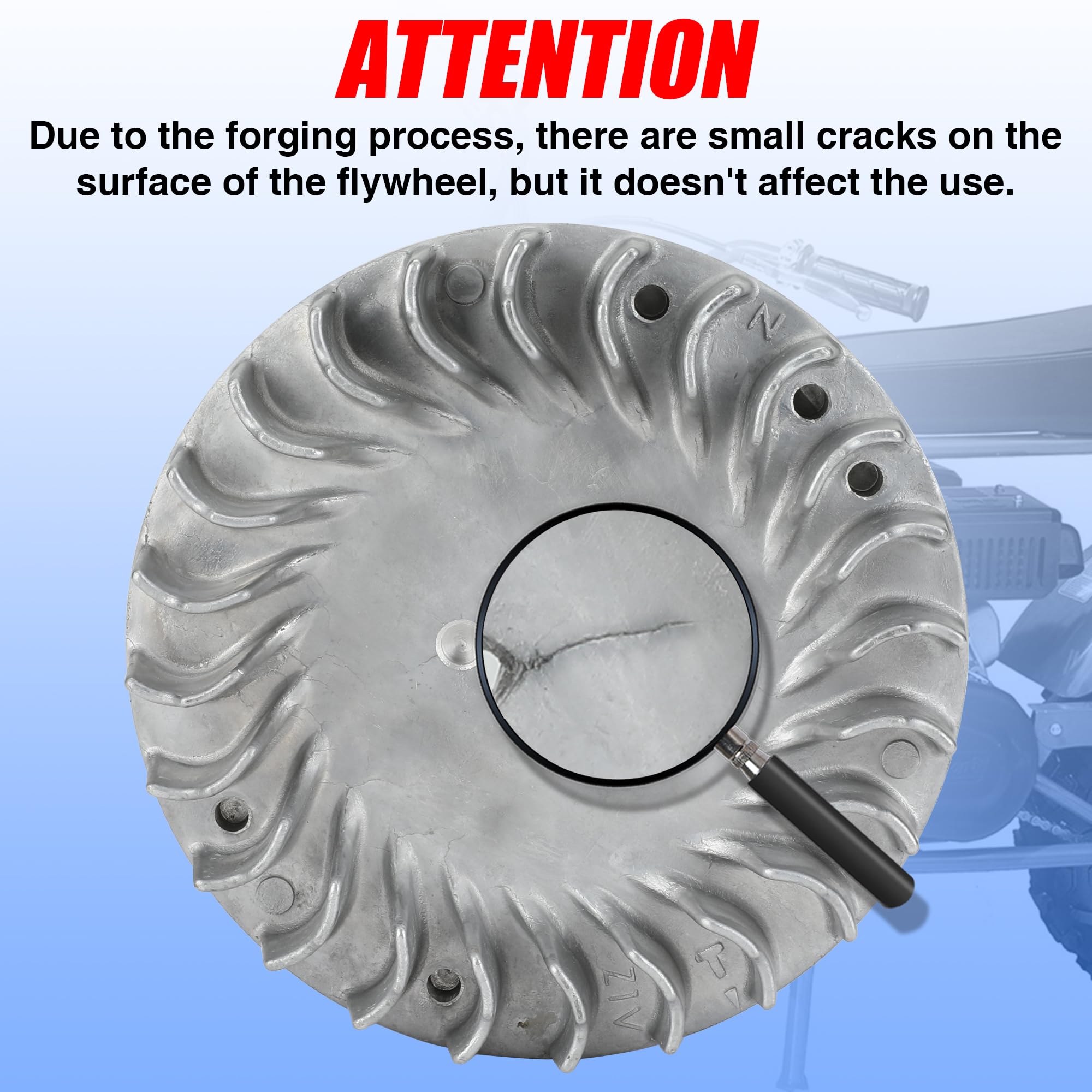 Yoxufa Aluminum Flywheel 10Krpm For Non Hemi Predator 212Cc 224Cc 196Cc 200Cc 208Cc Coleman Ct200U Bt200X Massimo Warrior Mb200
