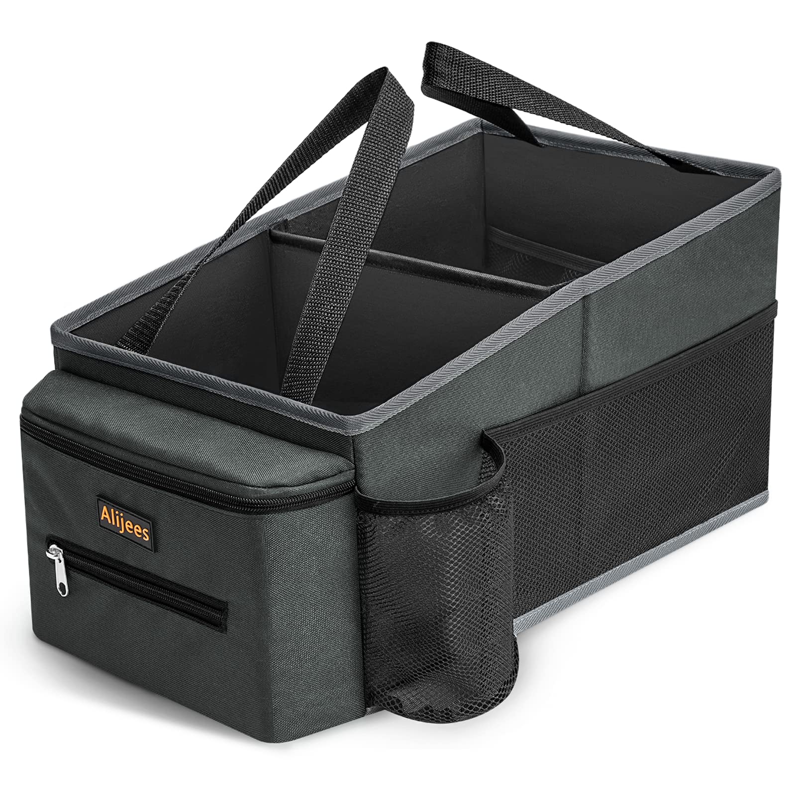 Alijees Car Back Seat Organizer - Road Trip Essentials Kids, Automotive Organization Car Accessories For Women Men Interior With