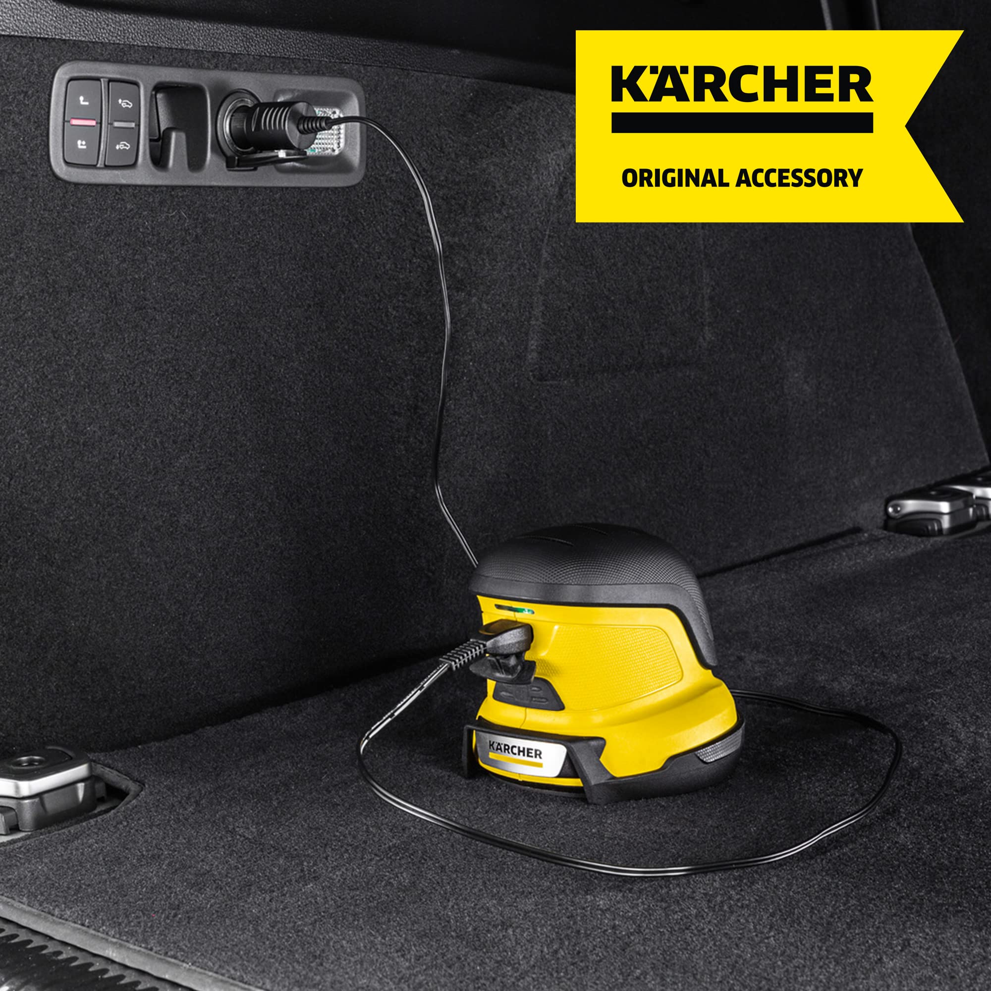 Krcher Car Charger - Compatible With Karcher Oc3 Pressure Washer And Edi4 Electric Ice Scraper