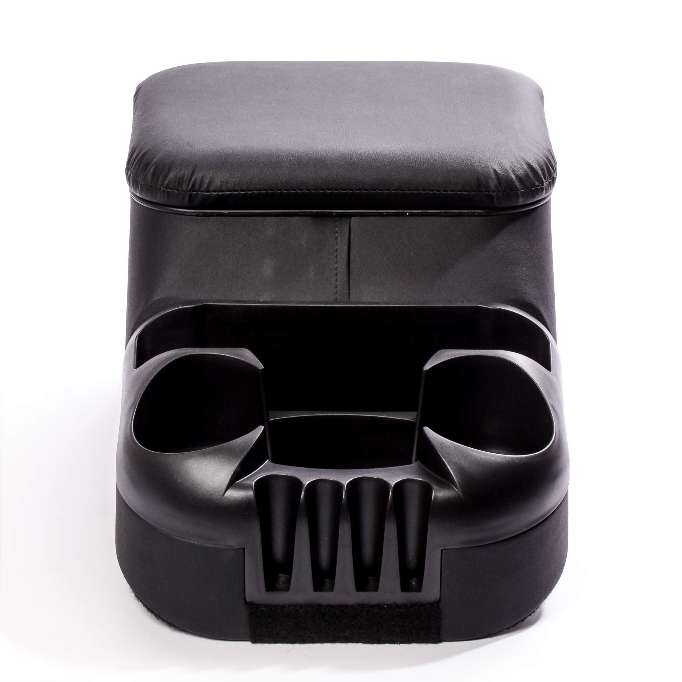 Tsi Products 30011 Clutter Catcher Black Bench Seat Console, Medium