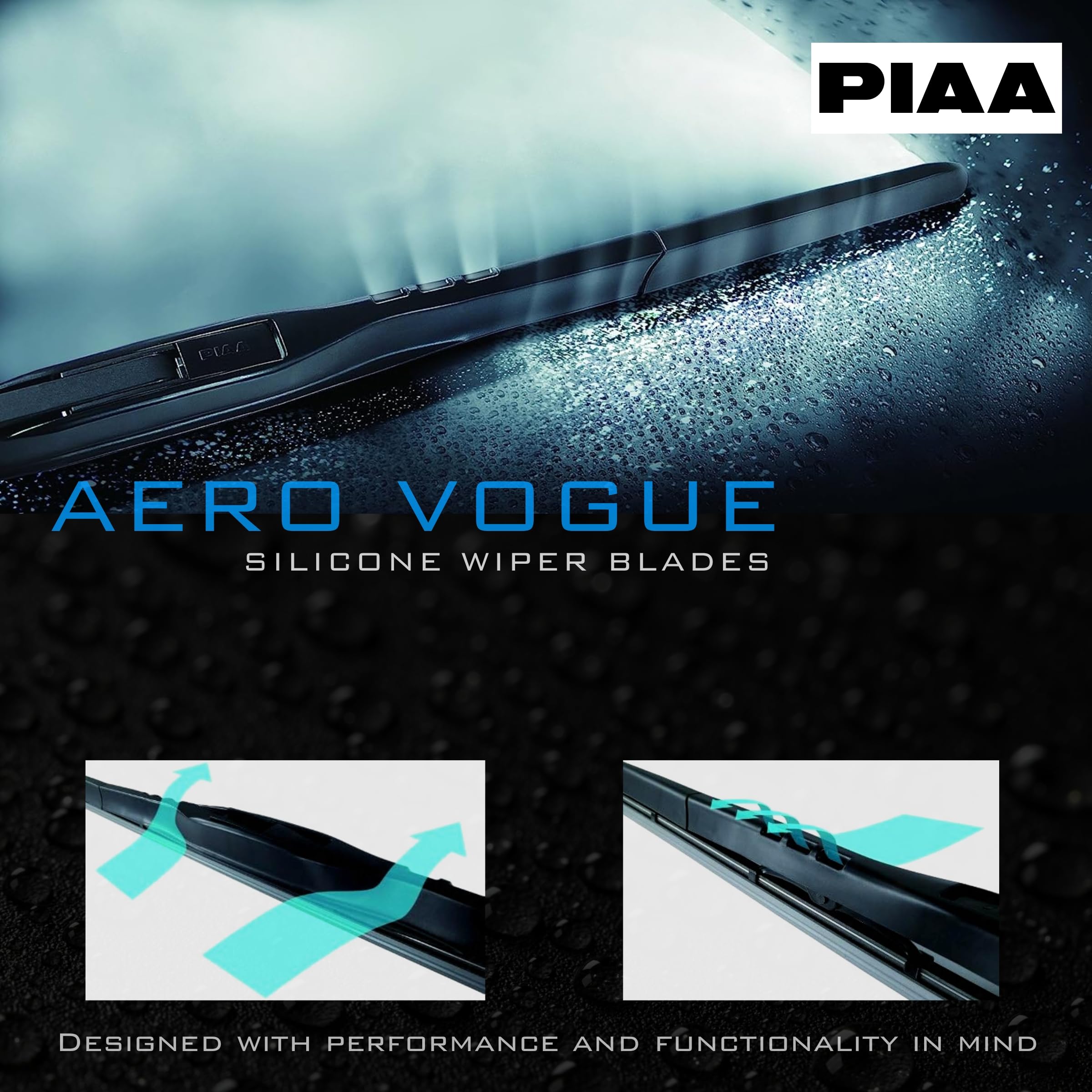 Piaa 96165 Aero Vogue Silicone Wiper Blade - 26'' 650Mm (Pack Of 1)