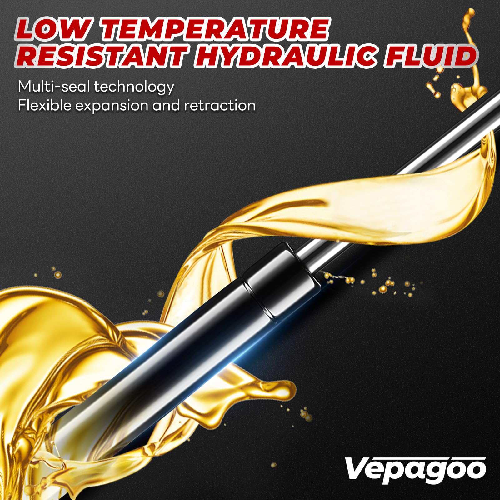 Vepagoo Pm1019 Front Hood Gas Struts Compatible With 2006 2007 2008 Acura Tl, Gas Shocks Lift Supports 9489Vu, Sg365001