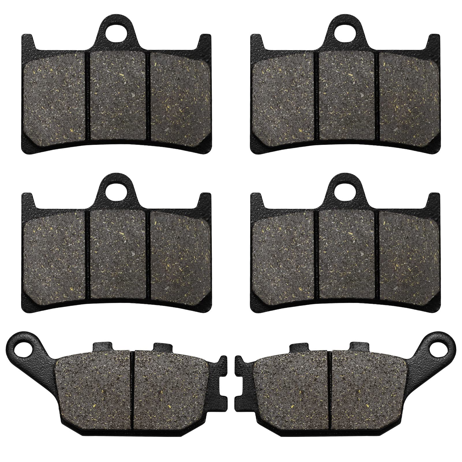 Front & Rear Brake Pads Compatible With Yamaha Fz1 Fz6 Fz8 Yzf R1/R6/R6S 2003 2004 2005 2006 2007 Yzf600R Xsr900 Xsr700 Mt07 Mt-