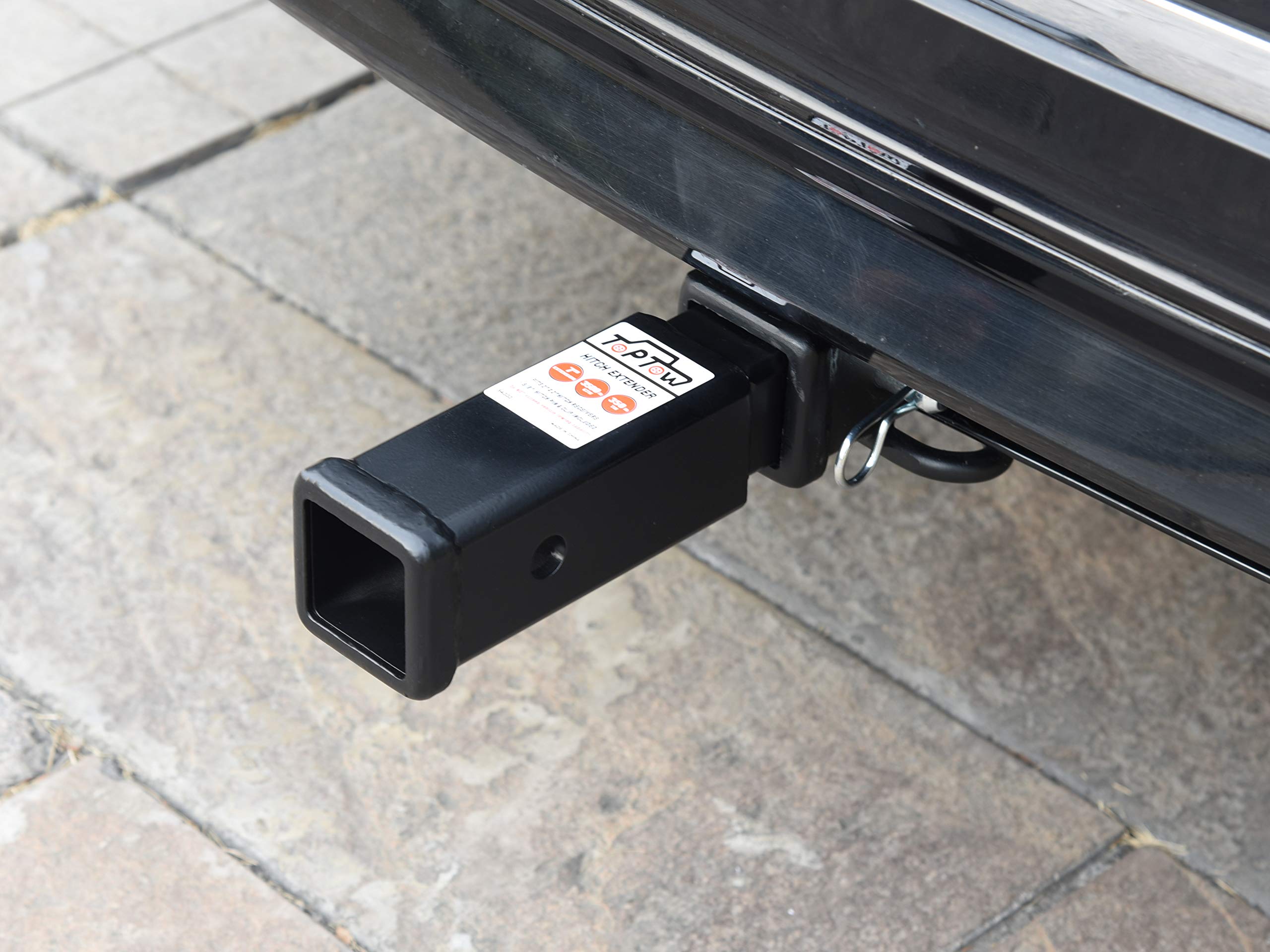 Toptow Hitch Extender, Fits For 2 Inch Receiver, 7 Inch Extension Length, With 5/8 Inch Hitch Pin