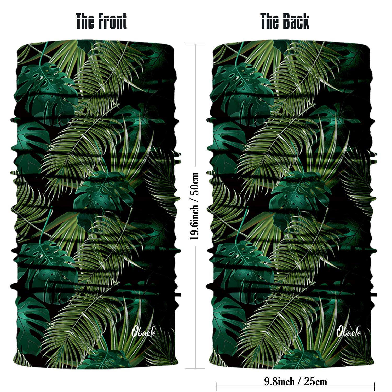 Obacle Seamless Bandana For Rave Face Mask Dust Wind Sun Protection Neck Gaiter Tube Mask Headwear Bandana For Women Men Festiva