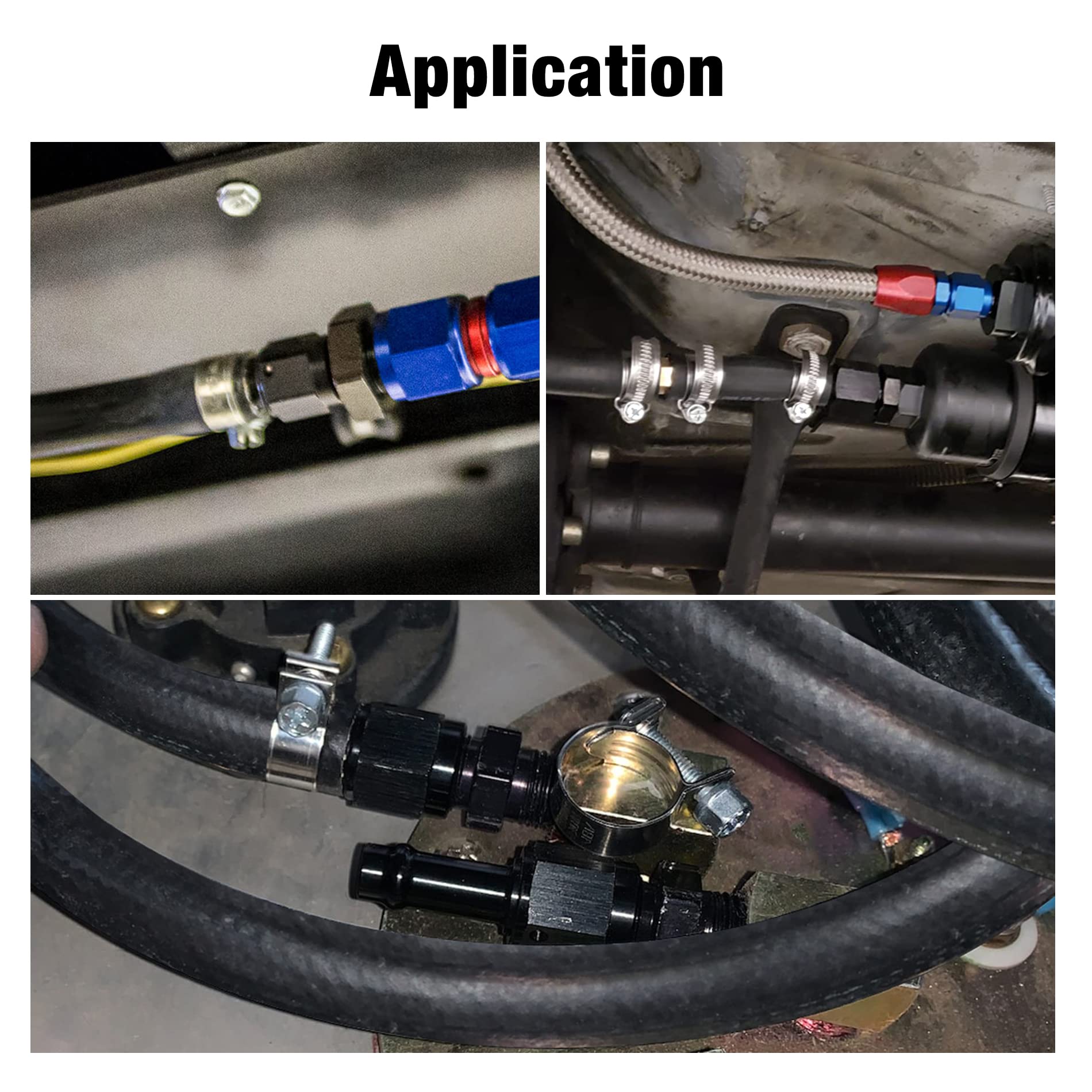 EVIL ENERGY 6AN Female to 5/16 '' Barb Hose Fitting Straight Swivel