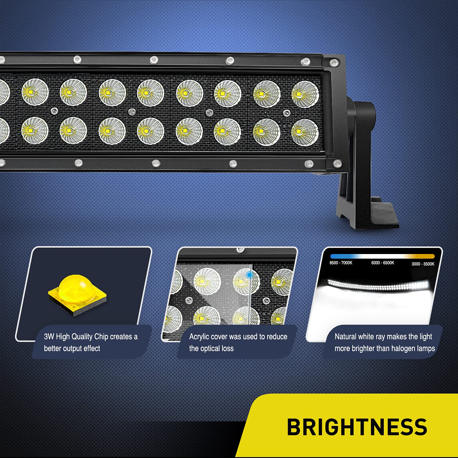 Nilight Zh120 50Inch 50 Inch 288W Curved Spot Flood Combo Bar Led Off Road Driving Light And 1Pc 14Awg 12V 5Pin Rocker Switch Wi