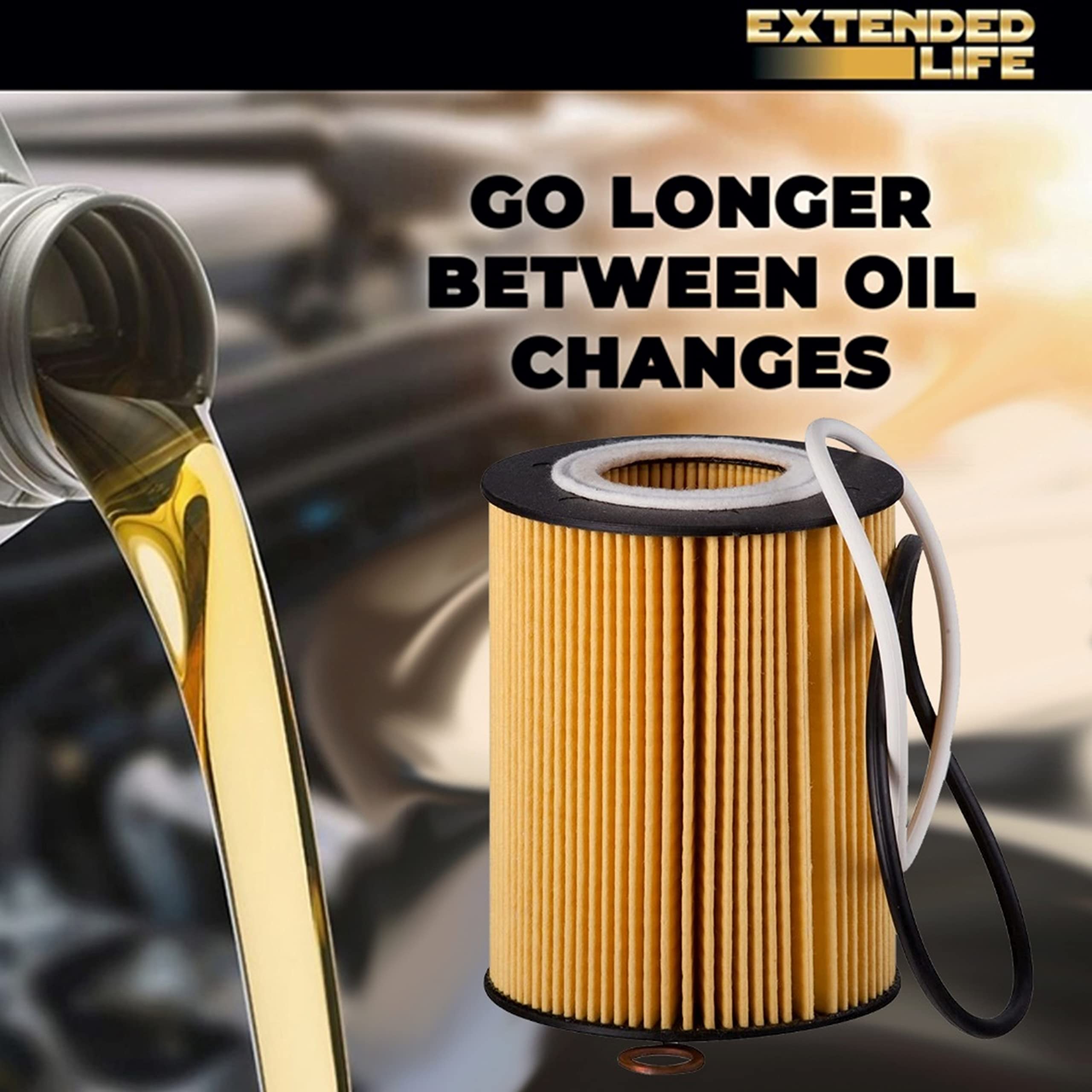 Pg9169Ex Extended Life Oil Filter Up To 10,000 Miles  Fits 2019-17 Audi Q7, 2018-17 A6 Quattro, 2018-16 A7 Quattro, 2018-15 A8 Q