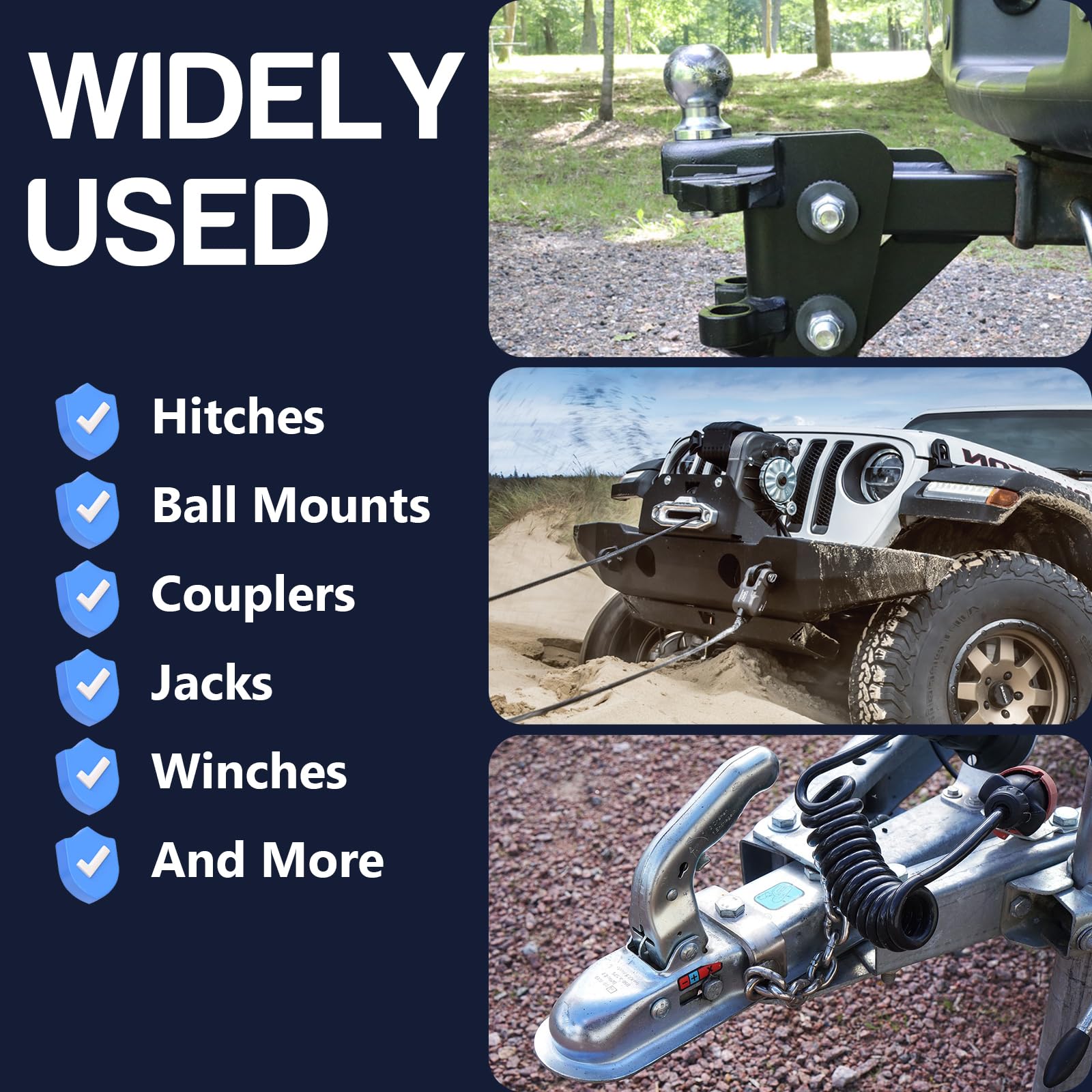 BTAS Trailer Hitch Ball Lubricant Waterproof Grease with PTFE 5oz,Reduces Friction & Wear & Noise on Tow Hitch Mount Balls,King