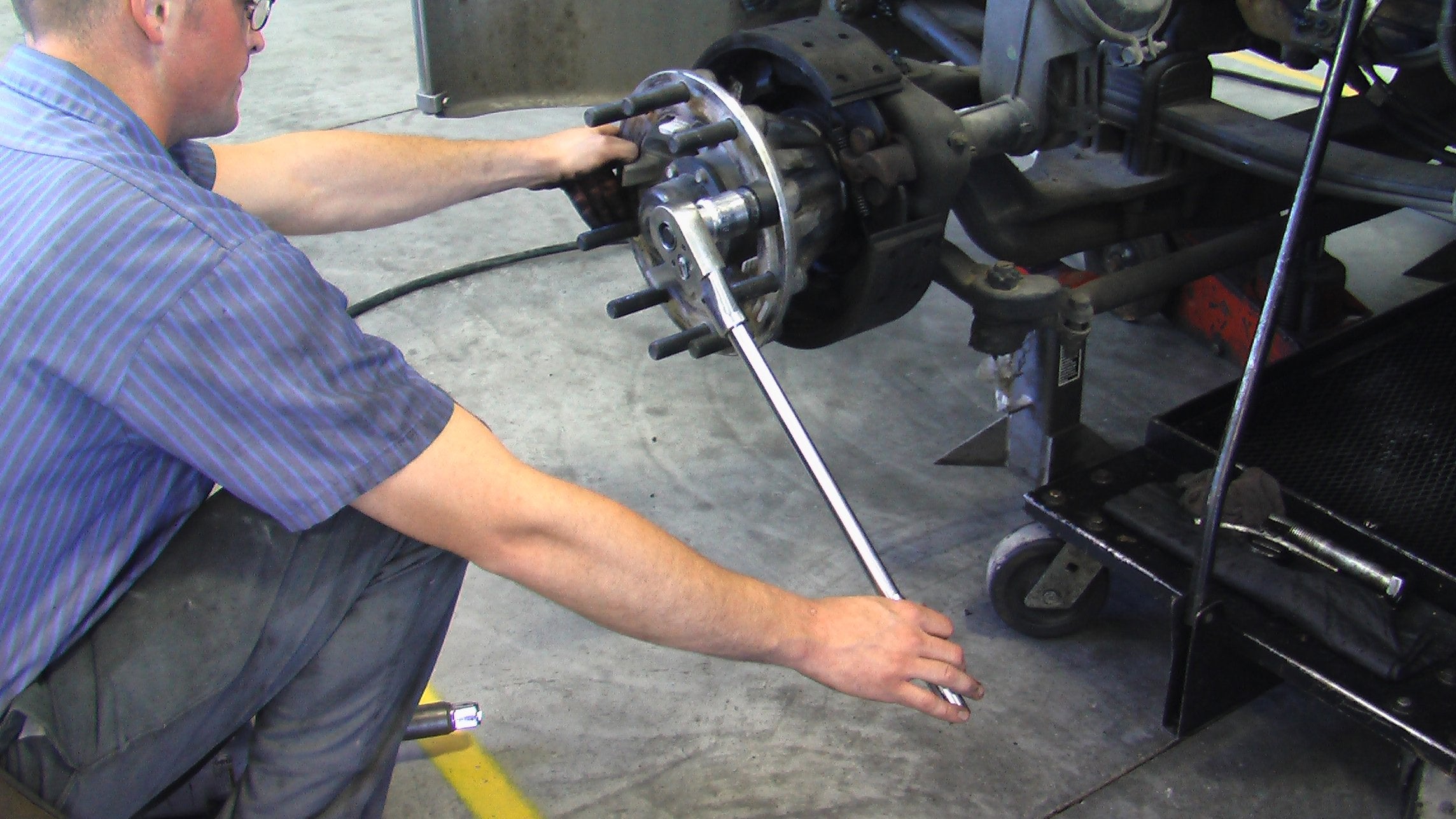 Truck Wheel Stud Installer
